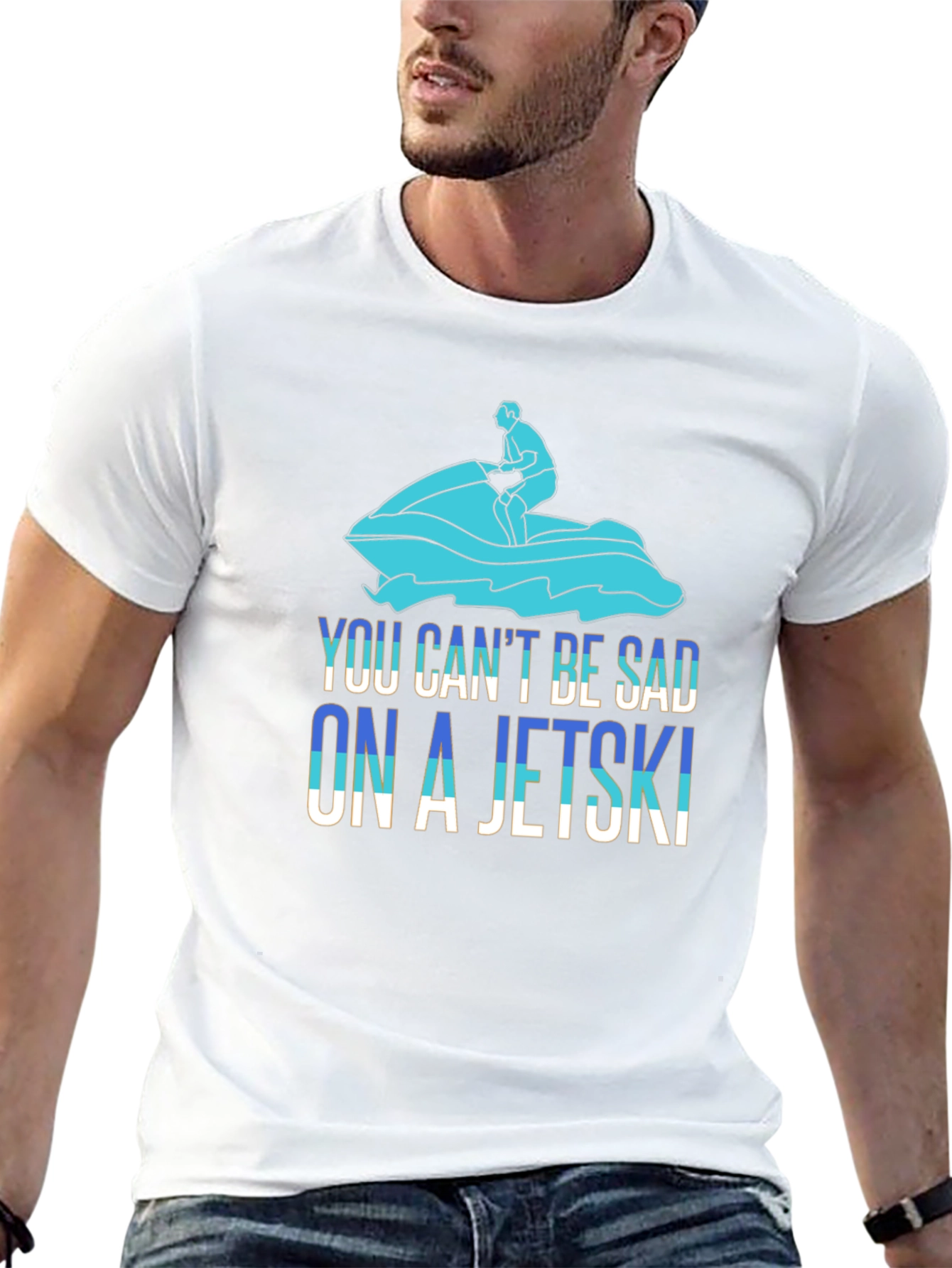 You Cant Be Sad On A Jetski T-Shirt
