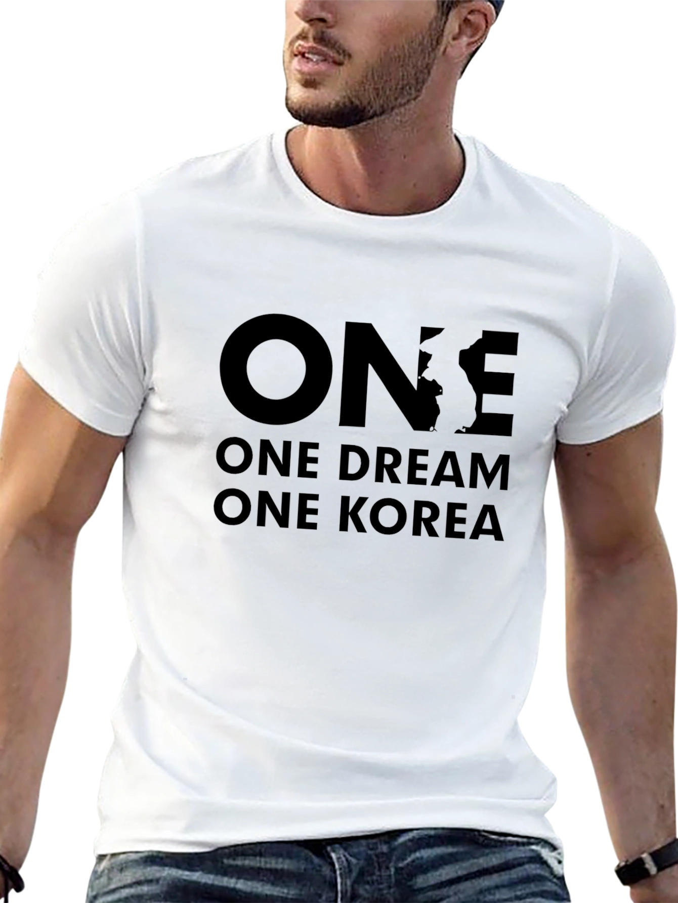 One Dream One Korea Black T-Shirt