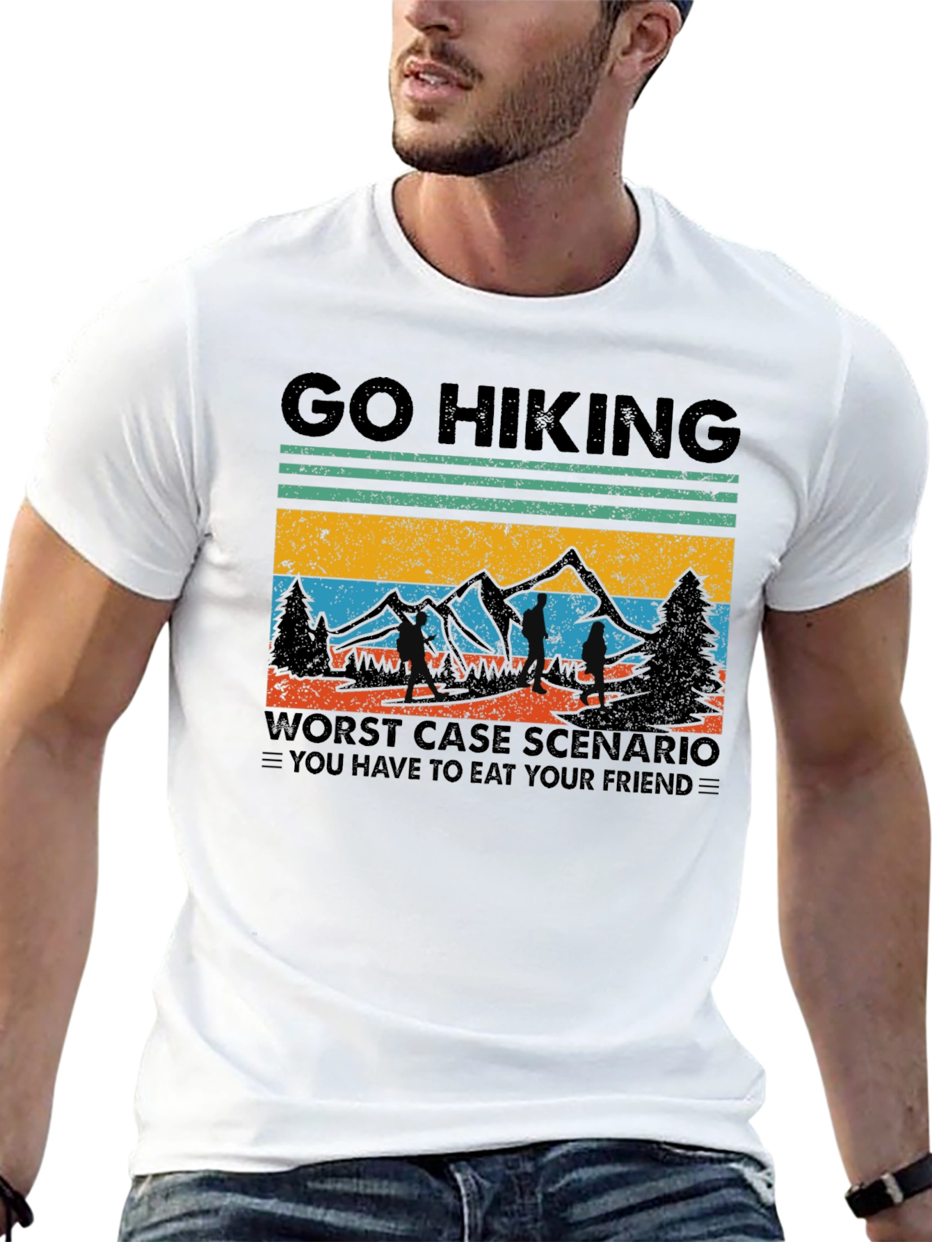 Go Hiking Worst Case Eat Your Friend T-Shirt