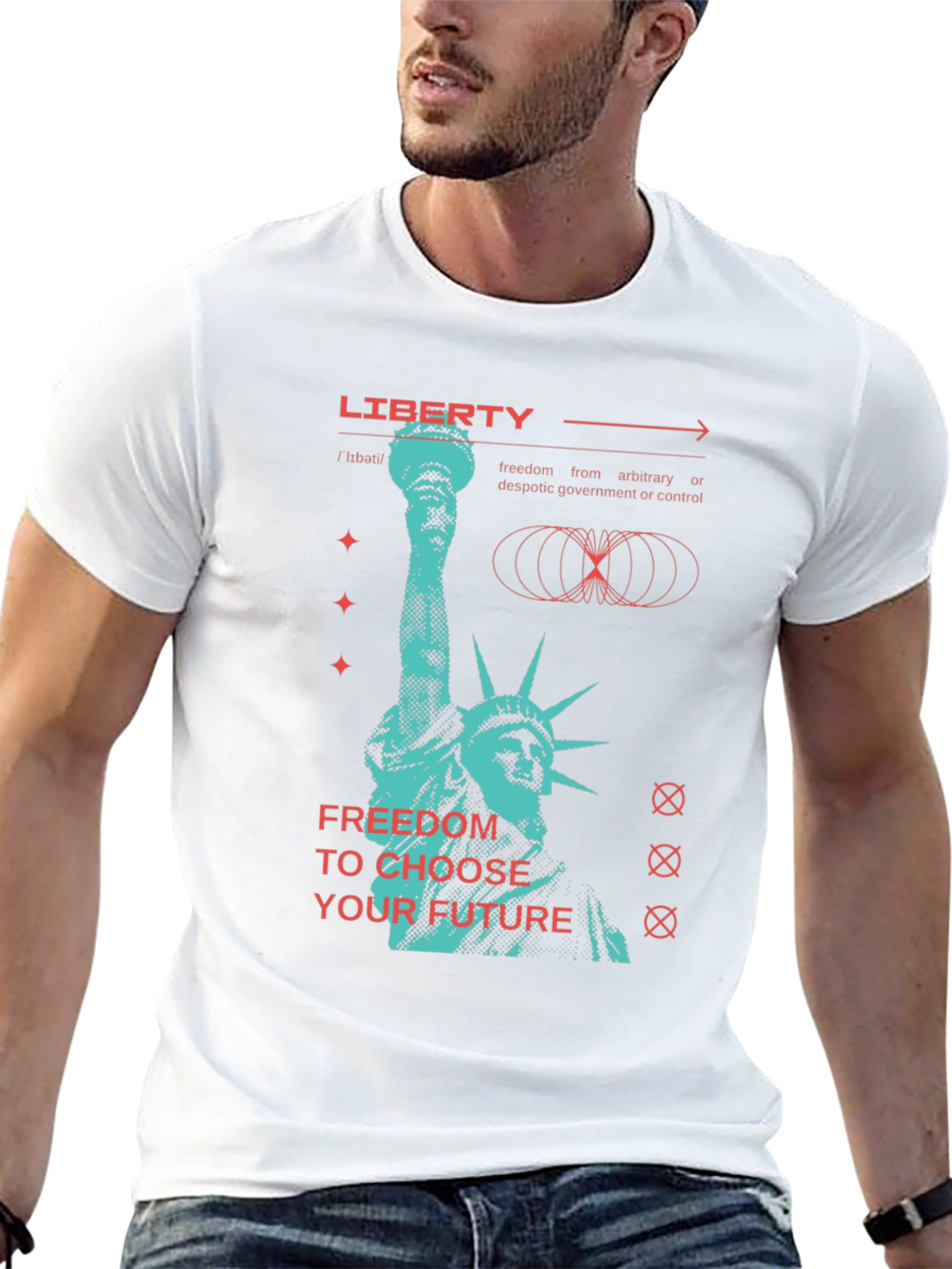 Liberty Graphic T-Shirt - Choose Your Future