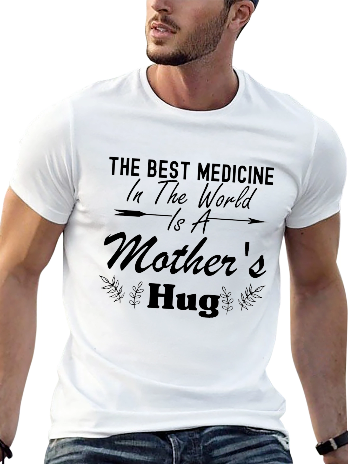 Mothers Hug Medicine Black Graphic Tee