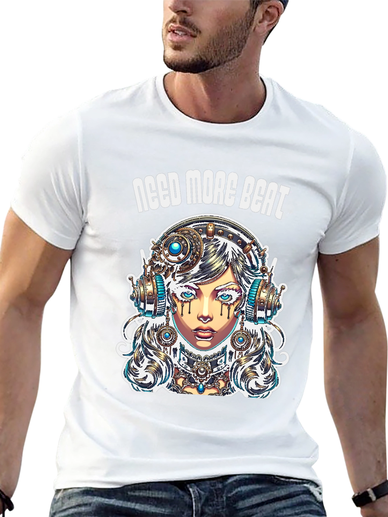 Need More Beat Graphic Tee