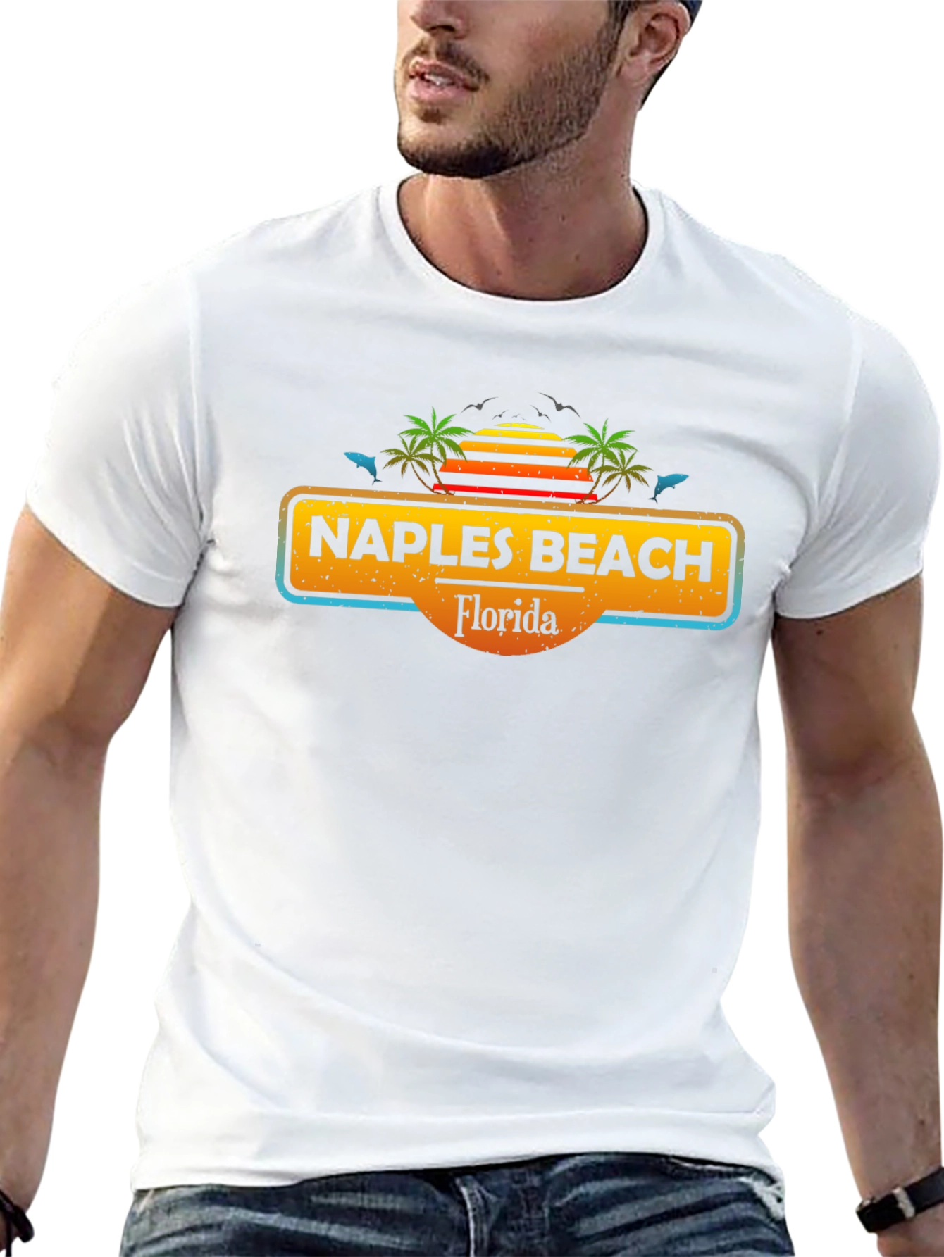 Naples Beach Florida Graphic T-Shirt