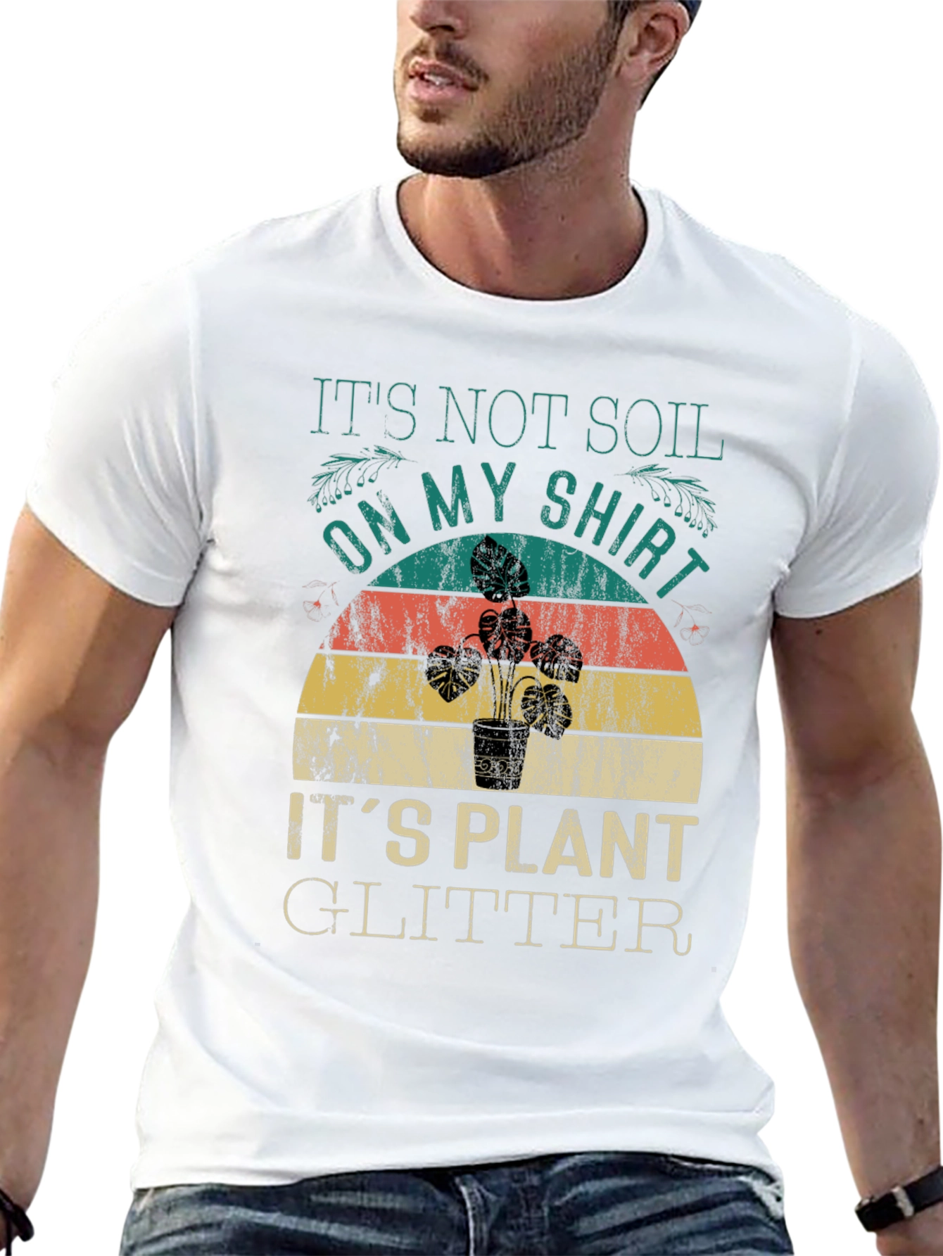 Plant Glitter Graphic Tee - Soil Shirt Alternative