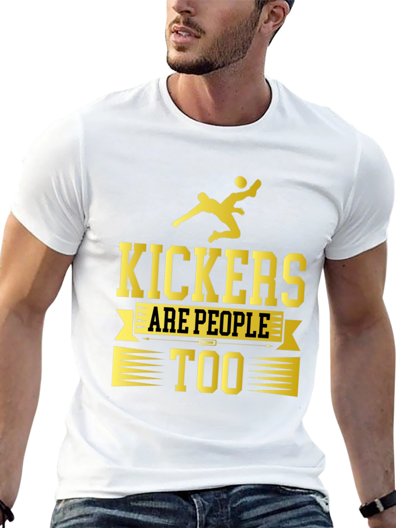 Kickers Are People Too Graphic T-Shirt