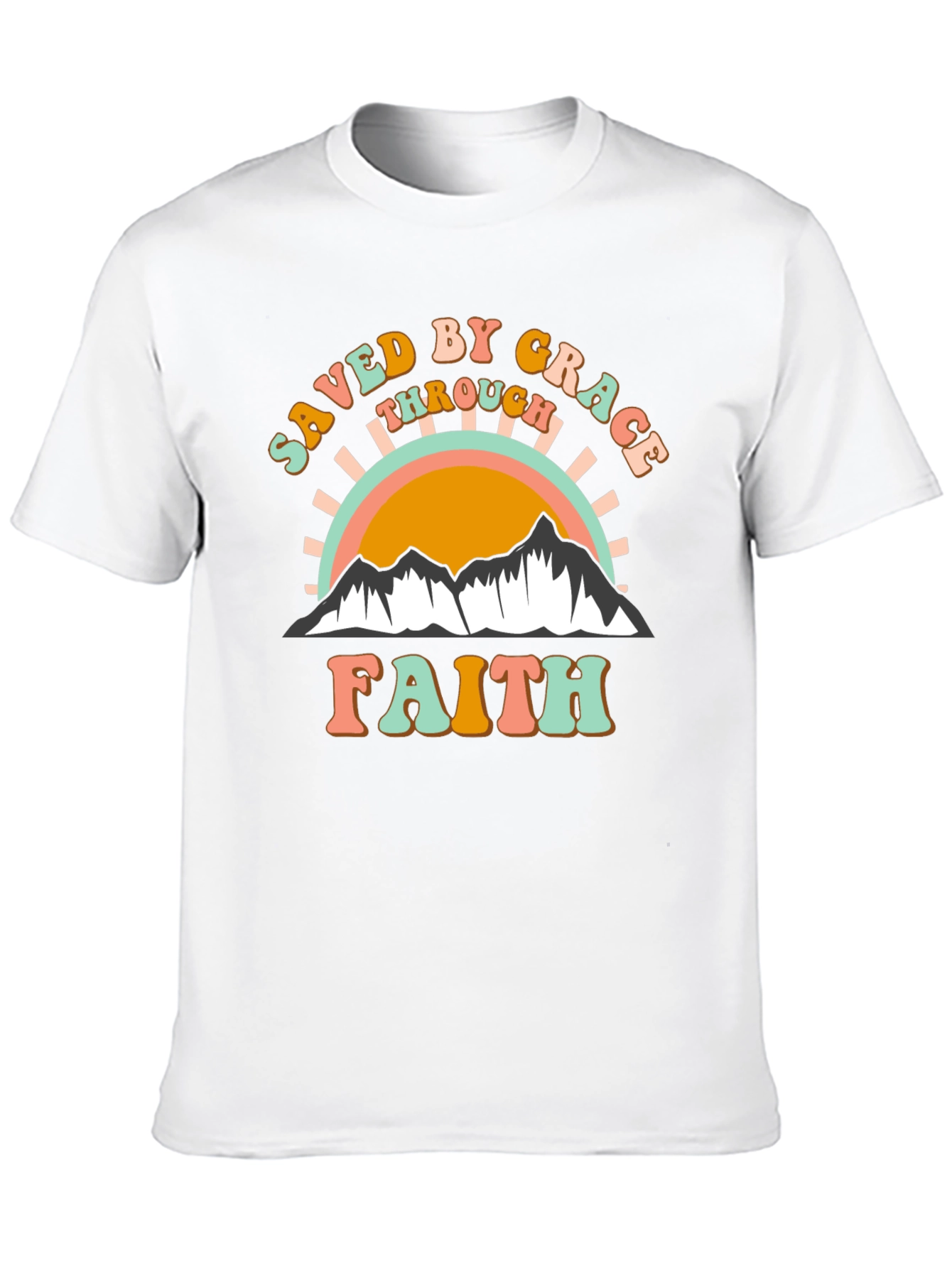 Saved By Grace T-Shirt - Christian Faith Apparel