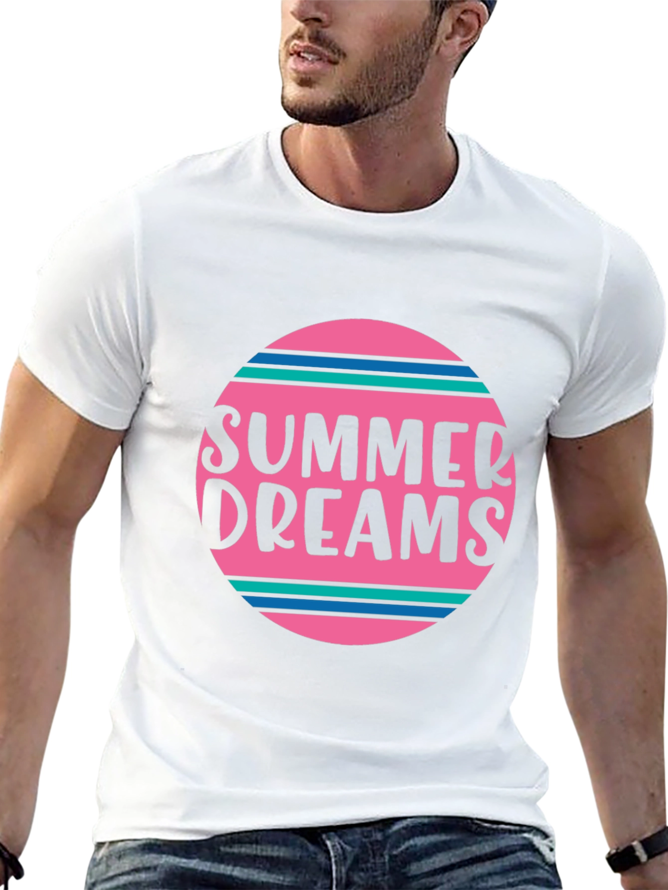 Summer Dreams Graphic Tee - Black
