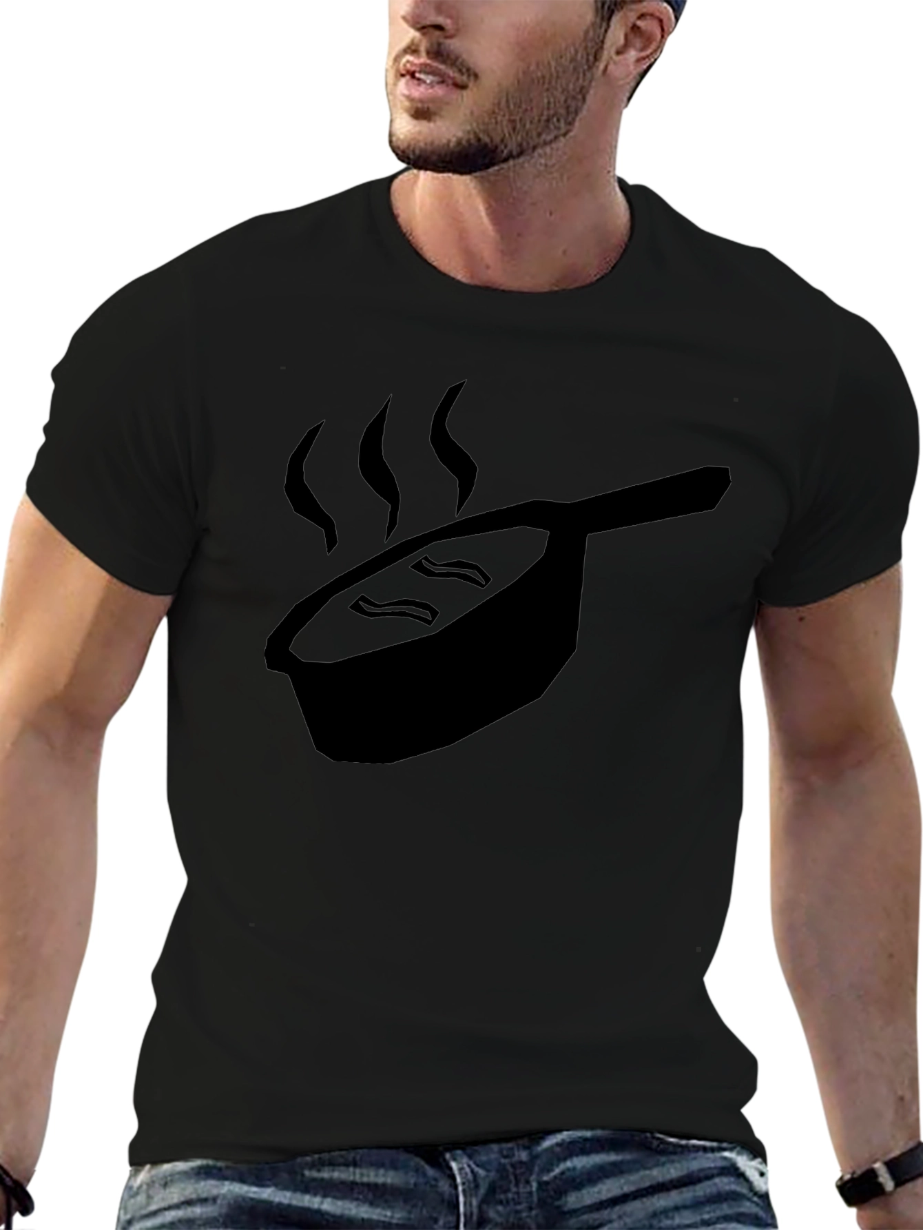 Funny Bacon & Pan T-Shirt - Foodie Tee