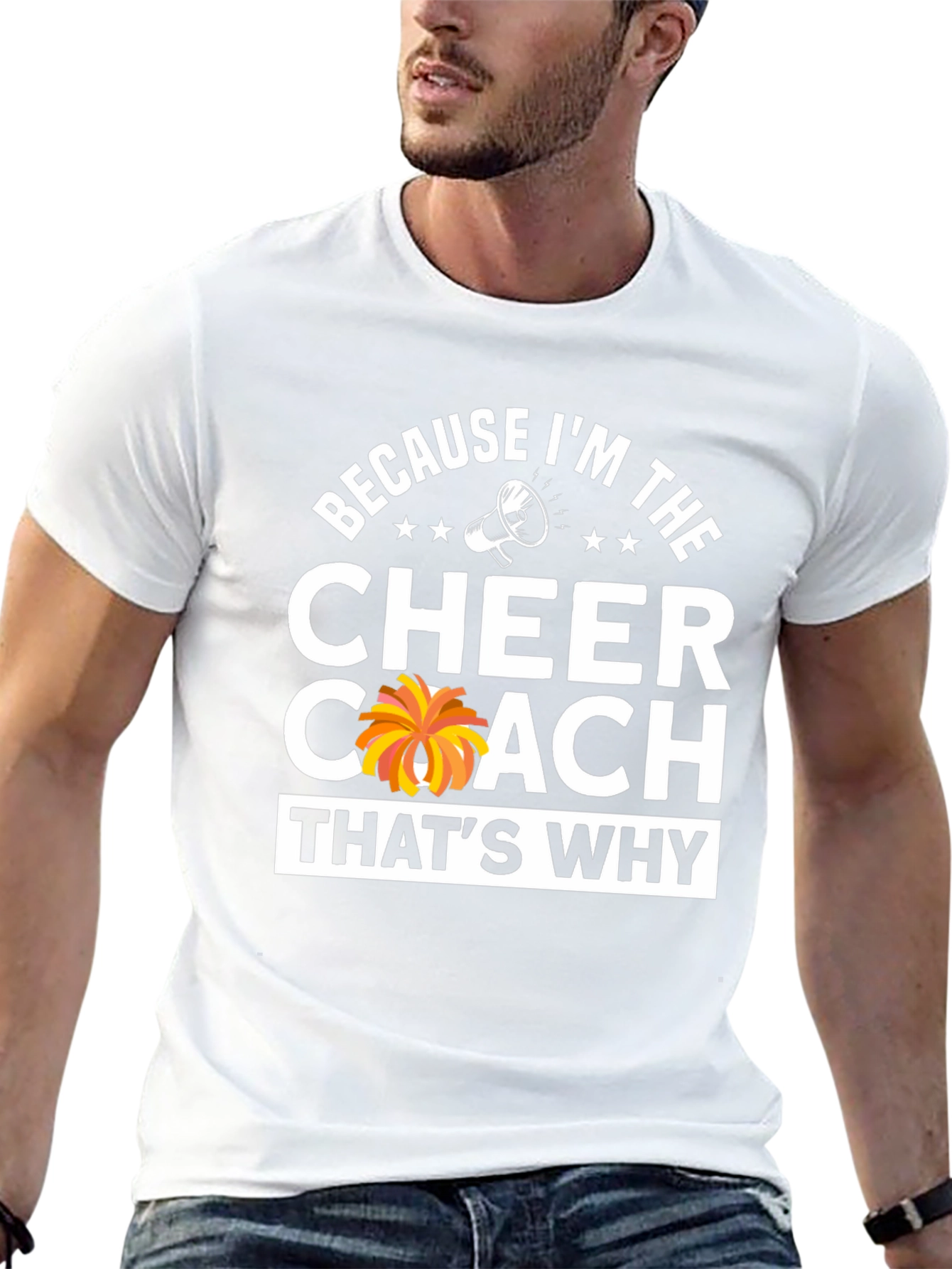 Cheer Coach T-Shirt: Because Im The Cheer Coach!