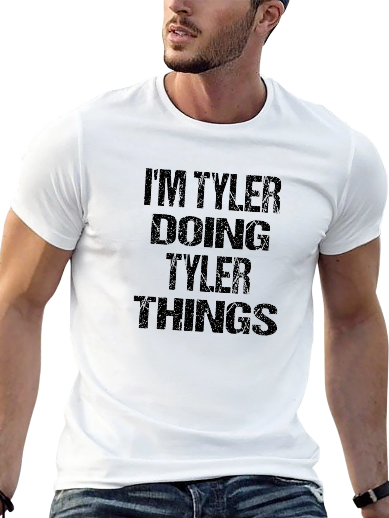 Im Tyler Doing Tyler Things Black Graphic Tee