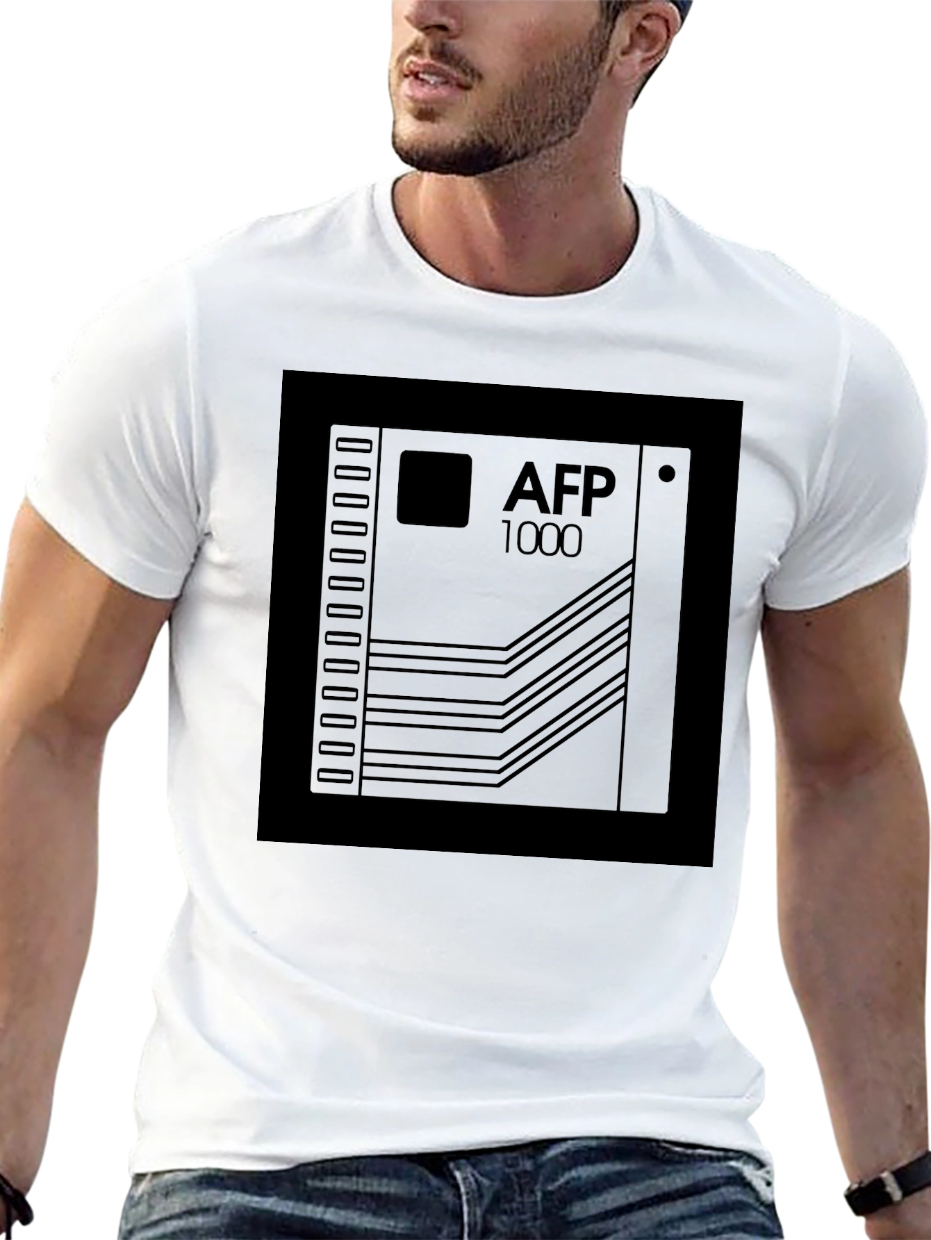 AFP 1000 Chip Design Black T-Shirt