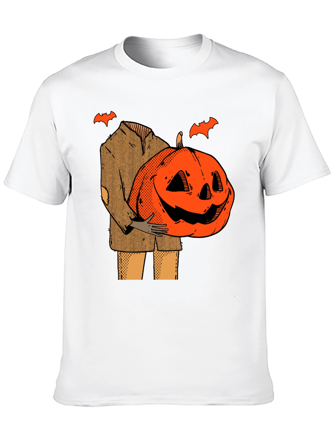Pumpkin Head Halloween T-Shirt - Spooky Season