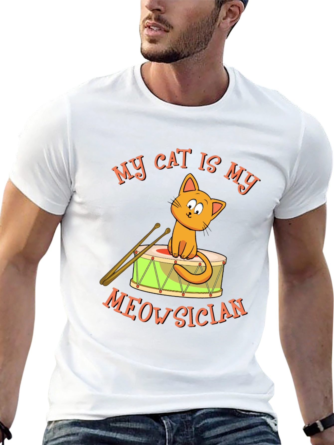 My Cat is My Meowsician T-Shirt