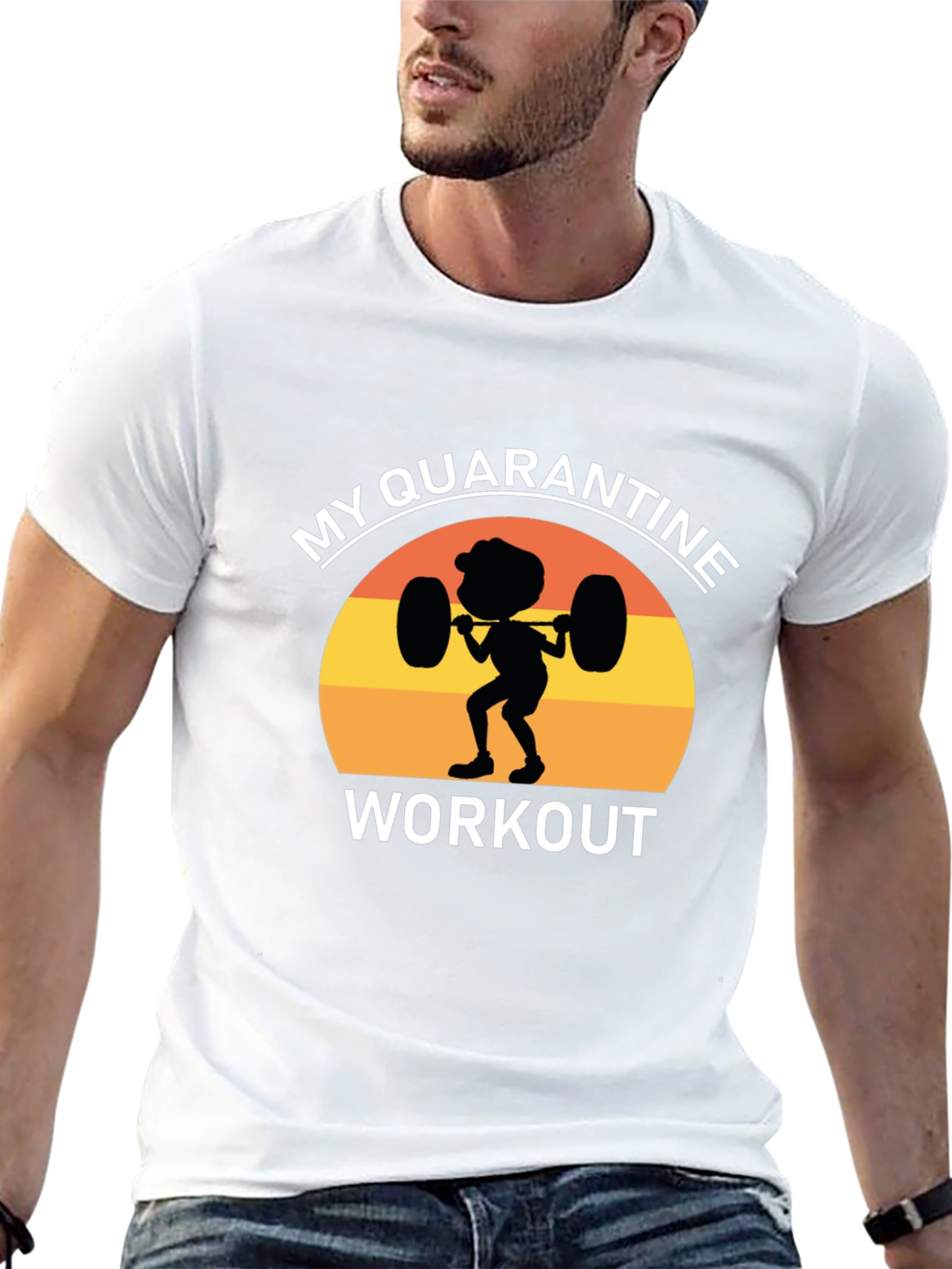 Quarantine Workout Graphic Tee