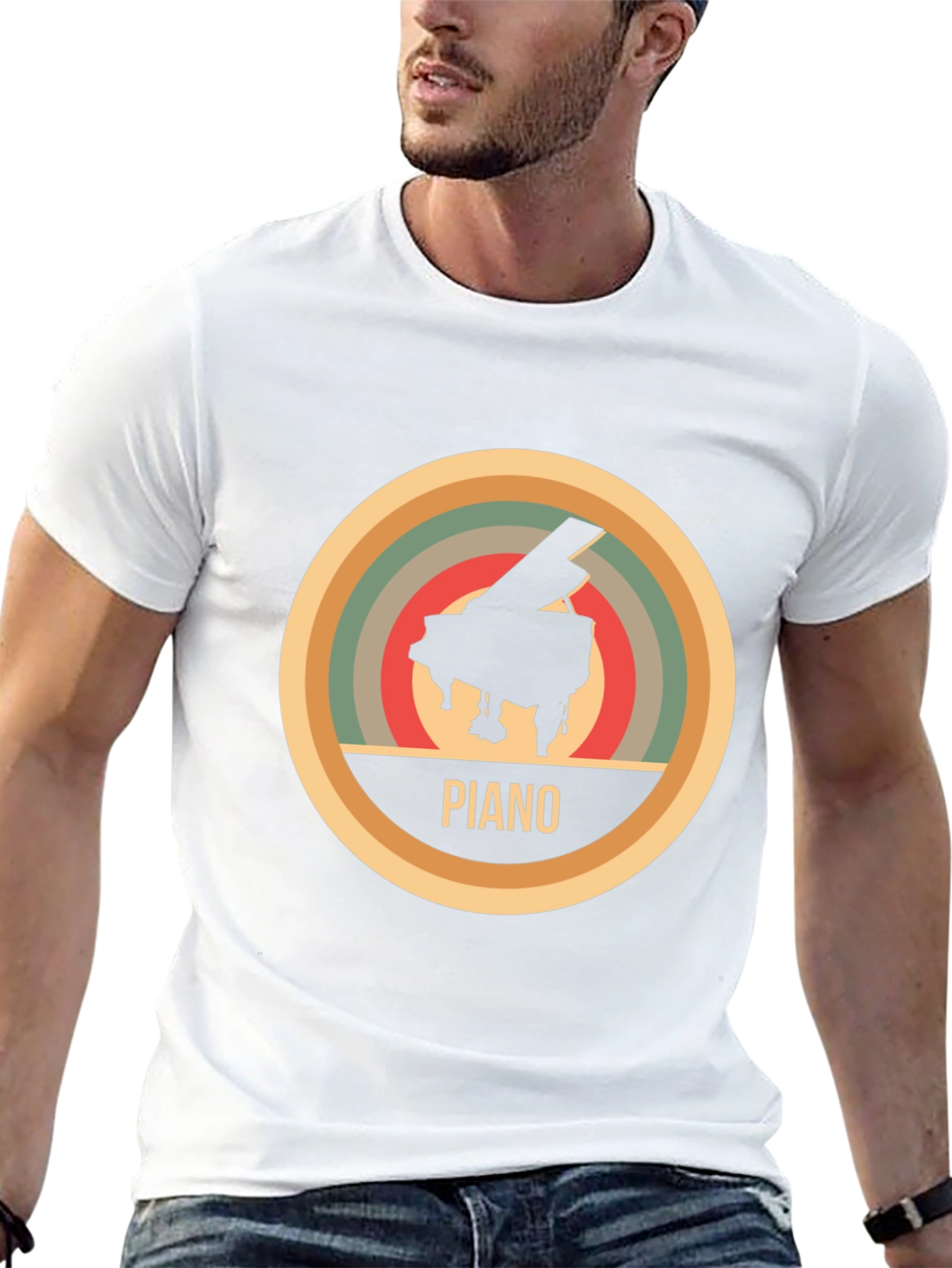 Retro Piano T-Shirt