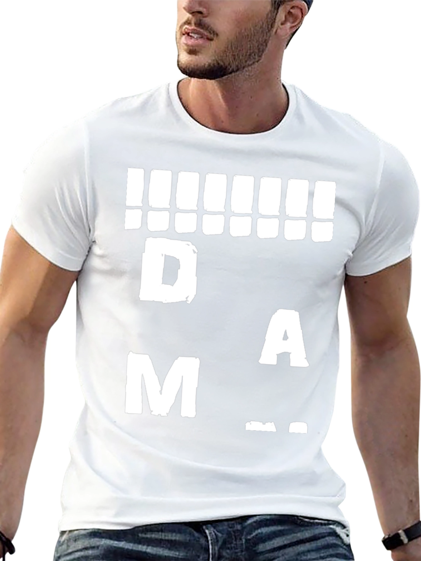 DAM T-Shirt - Graphic Print Casual Wear