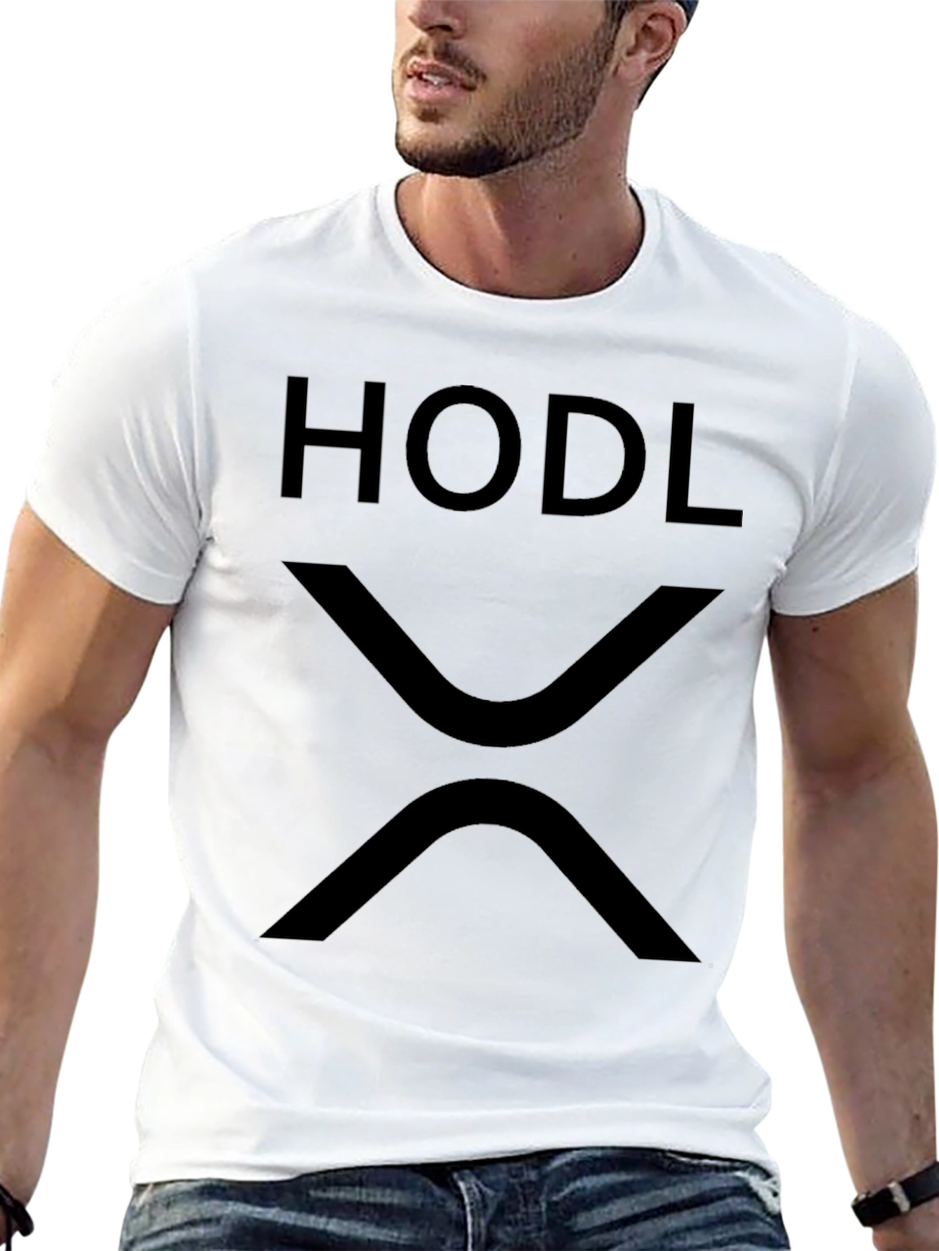 HODL Crypto Tee - Ripple XRP Black T-Shirt