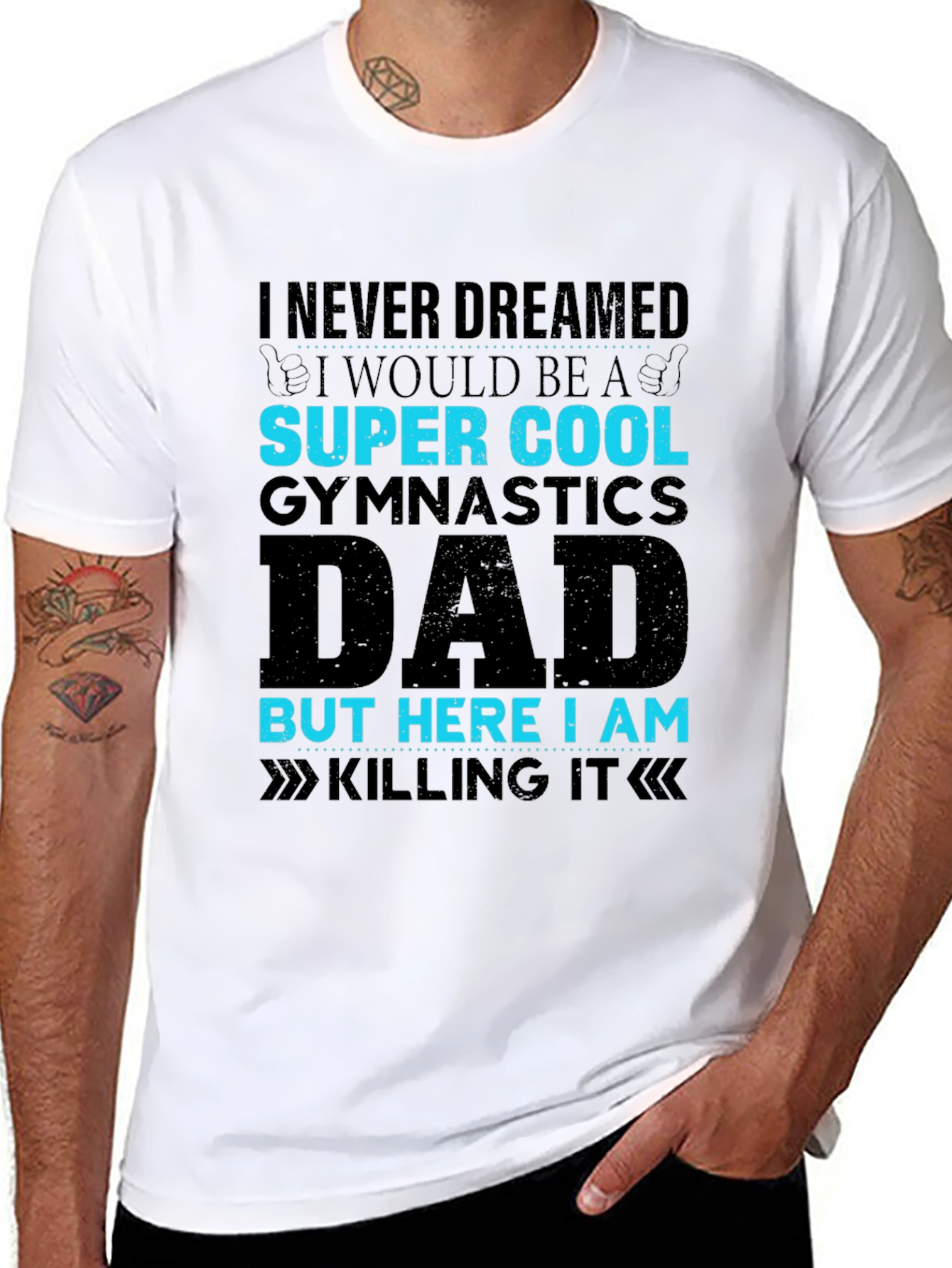 Super Cool Gymnastics Dad T-Shirt