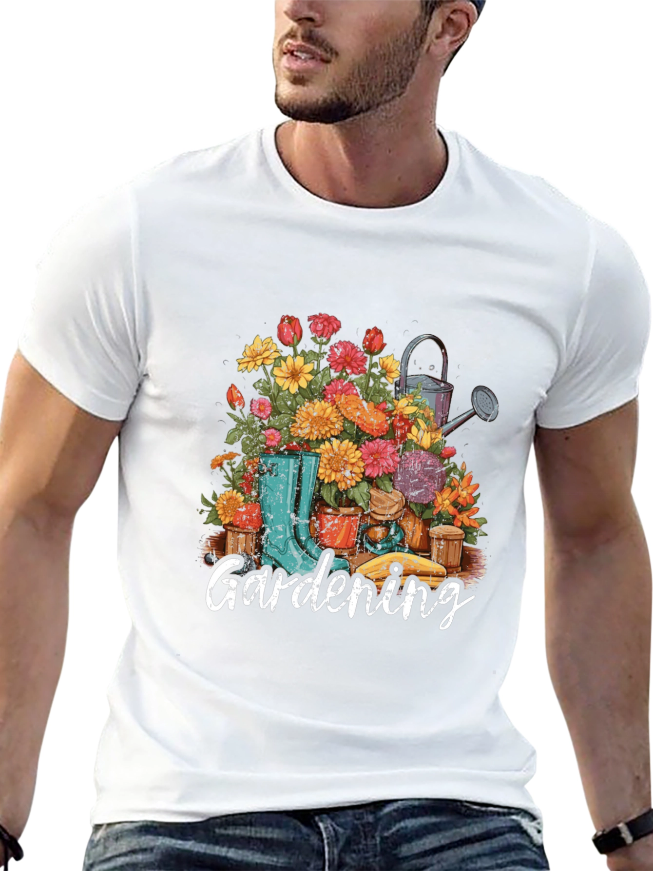 Gardening Themed Graphic Tee