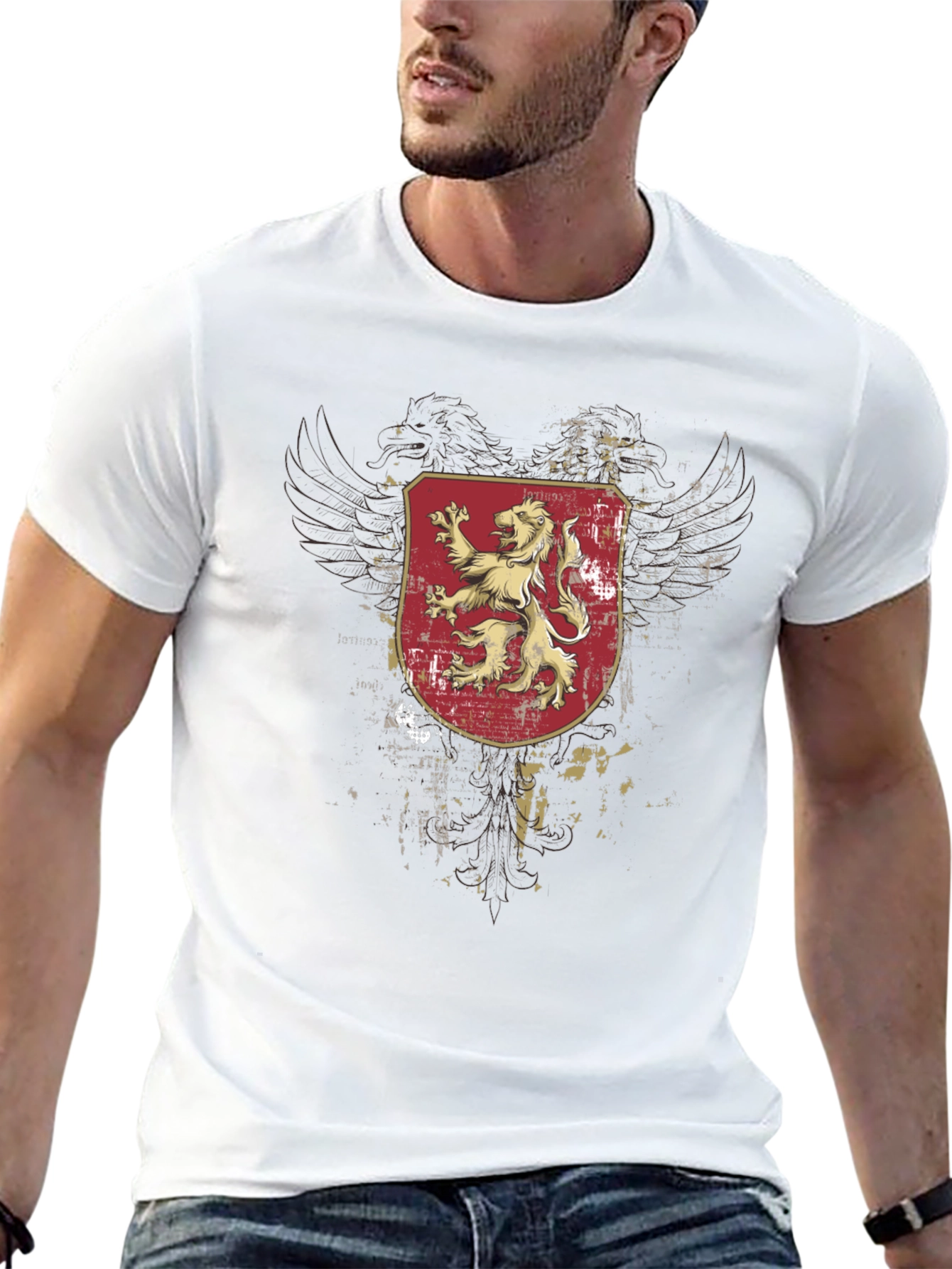 Lion Crest Graphic T-Shirt