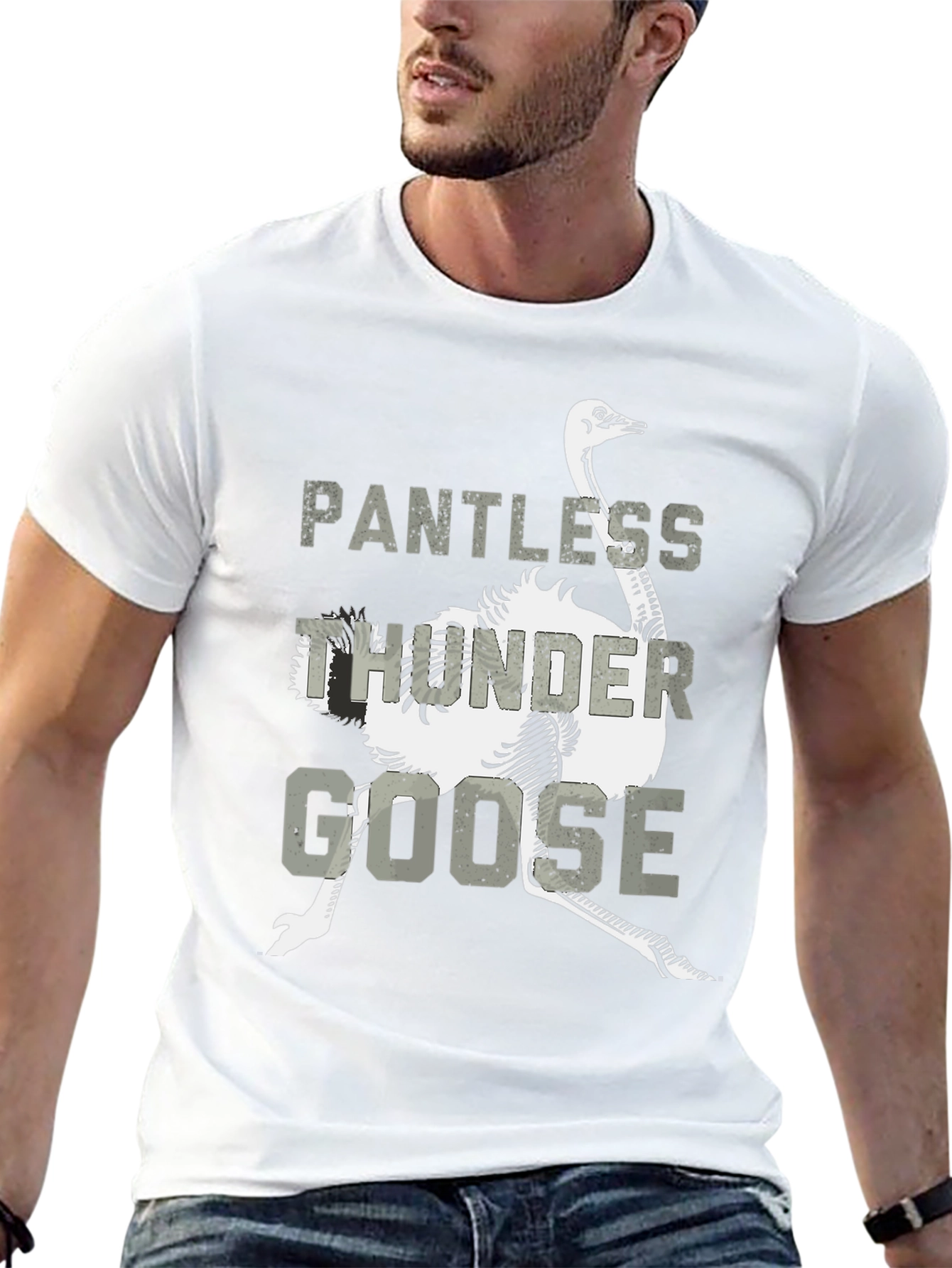 Pantless Thunder Goose Graphic T-Shirt
