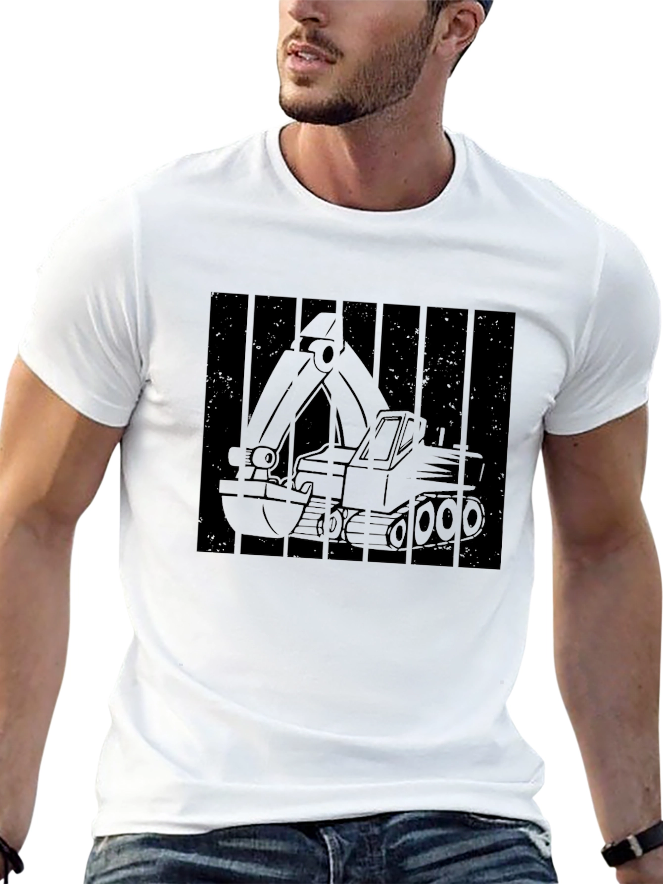 Construction Excavator T-Shirt