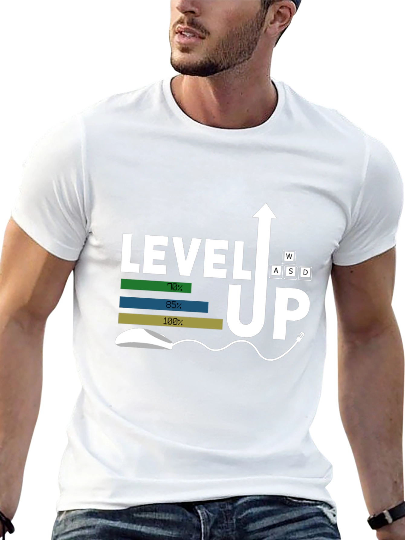 Level Up Gaming T-Shirt - Black