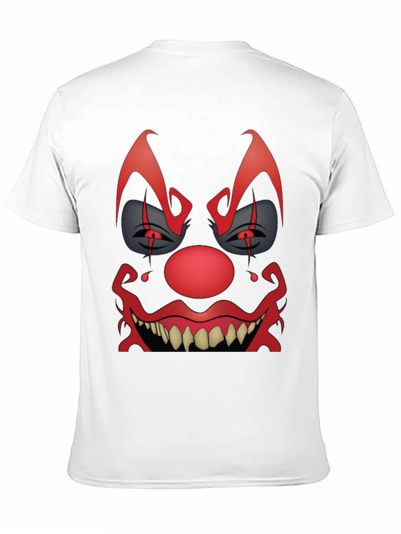 Creepy Clown Graphic Tee - Black