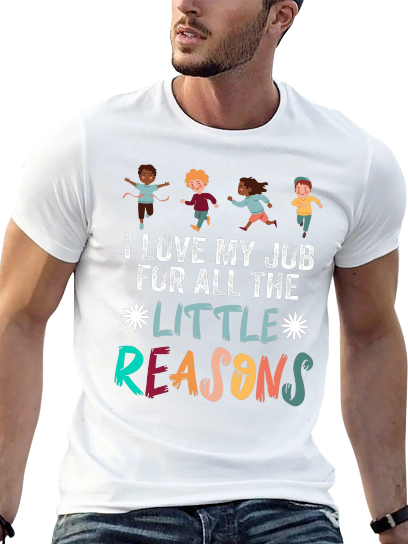 I Love My Job Teacher Graphic T-Shirt