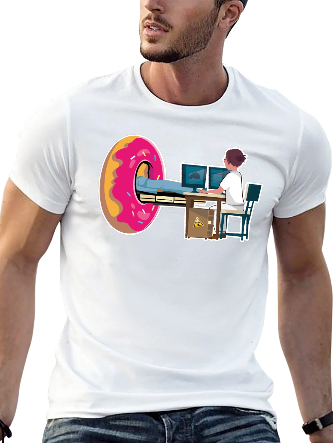 Funny Donut CT Scan Radiology Tech T-Shirt