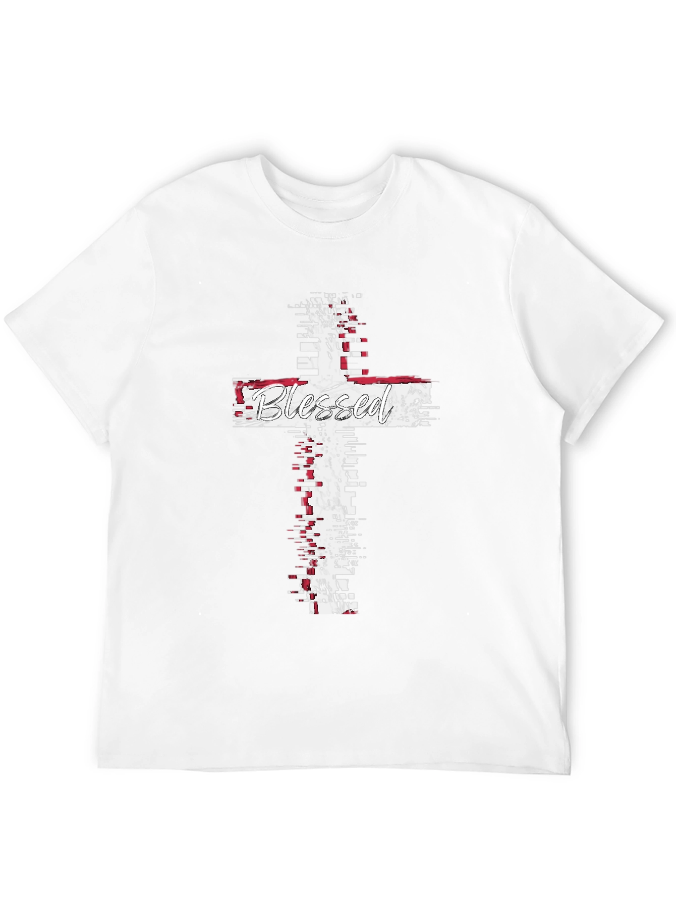 Blessed Cross Graphic T-Shirt - Christian Faith Apparel