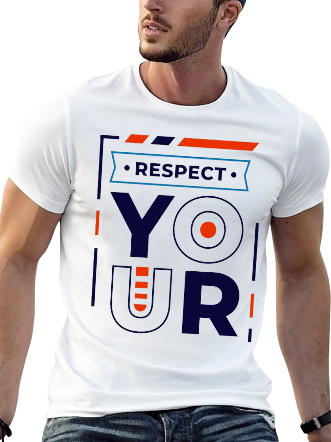 Respect Your Shirt - Modern Graphic Tee