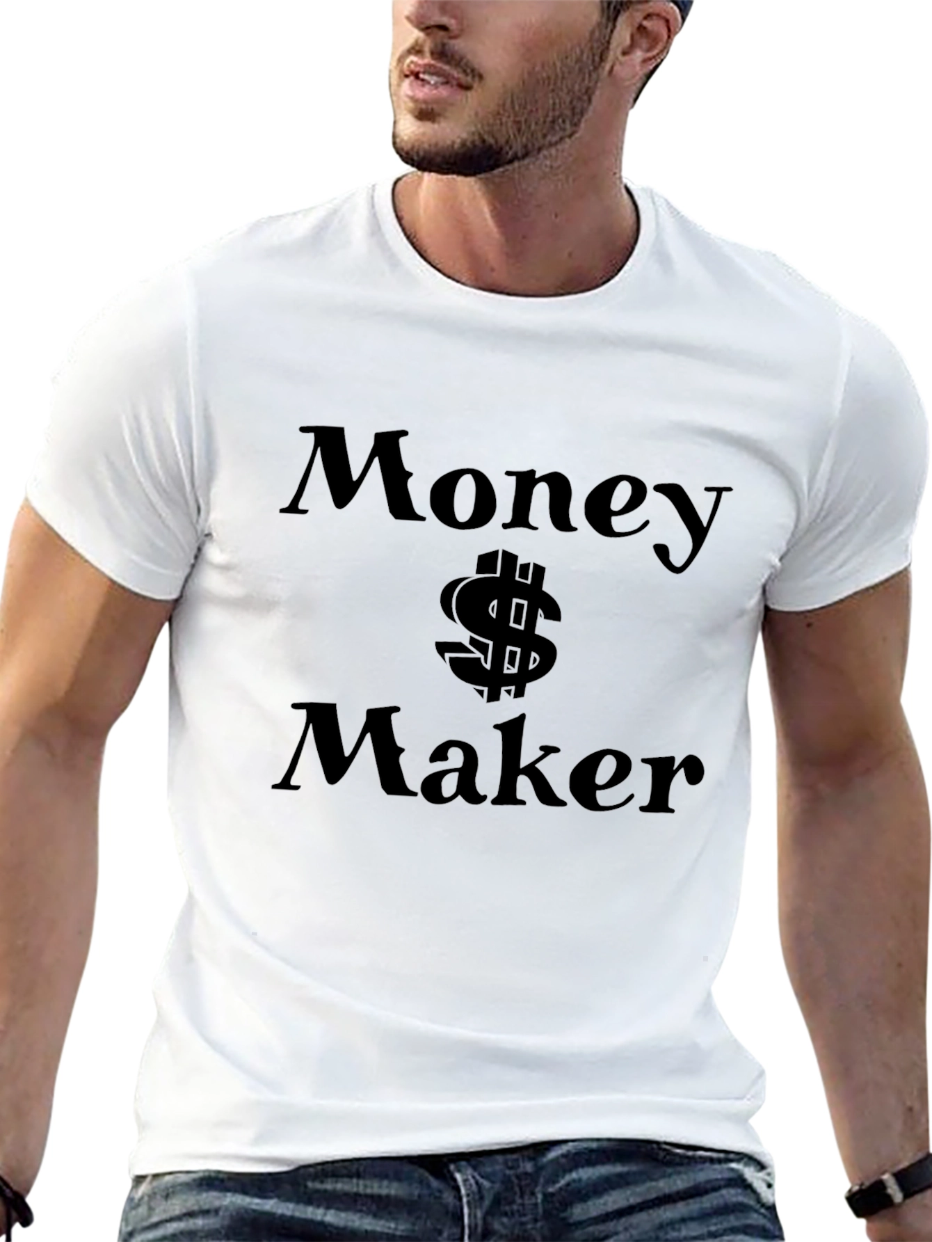 Money Maker Graphic T-Shirt - Black Cotton Tee