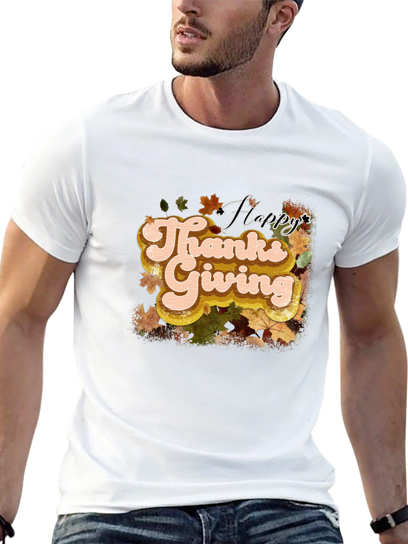 Happy Thanksgiving Retro T-Shirt