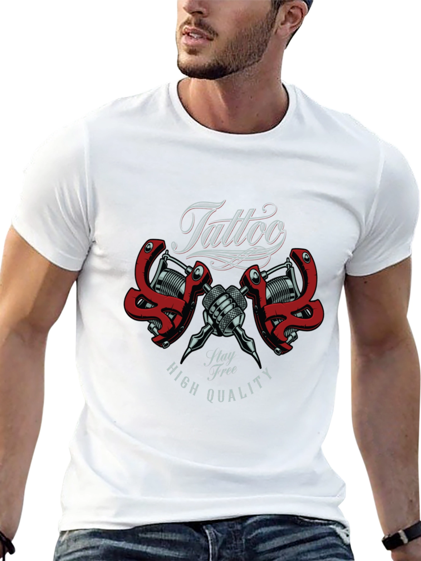Tattoo Art Graphic T-Shirt - Classic Cool Design