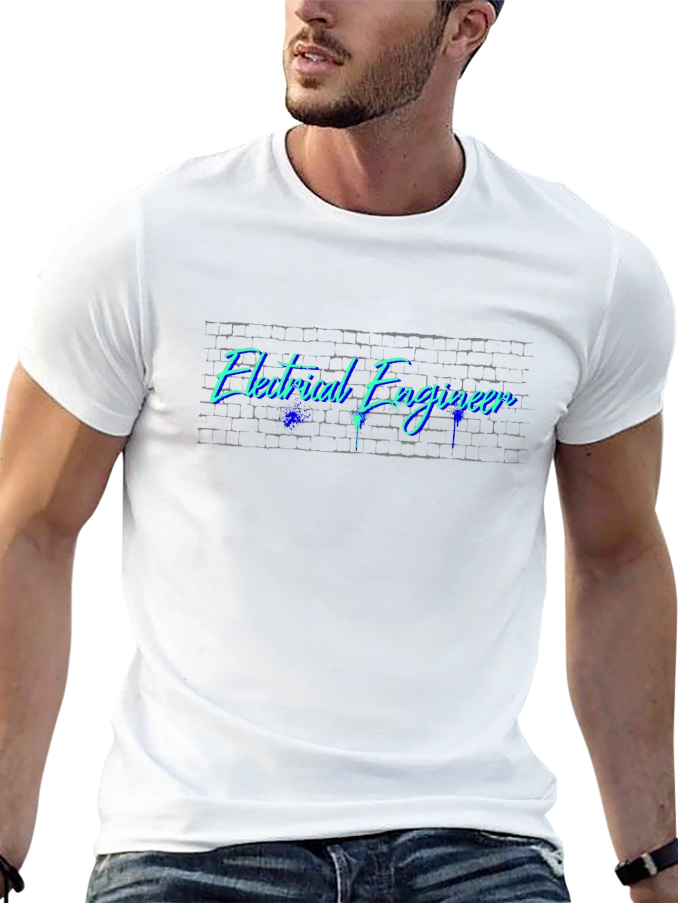 Electrical Engineer Black Graphic Tee