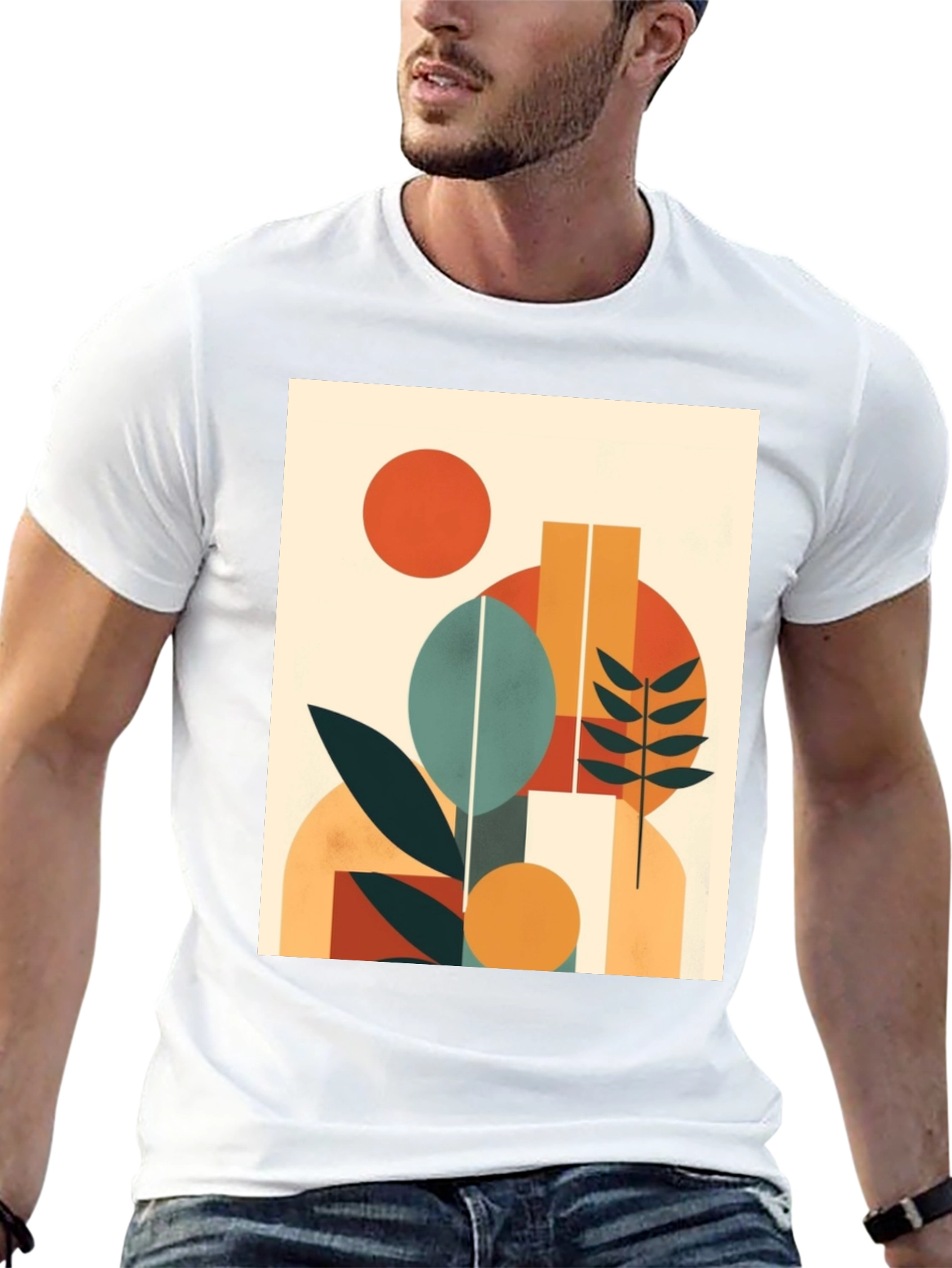 Modern Abstract Graphic T-Shirt