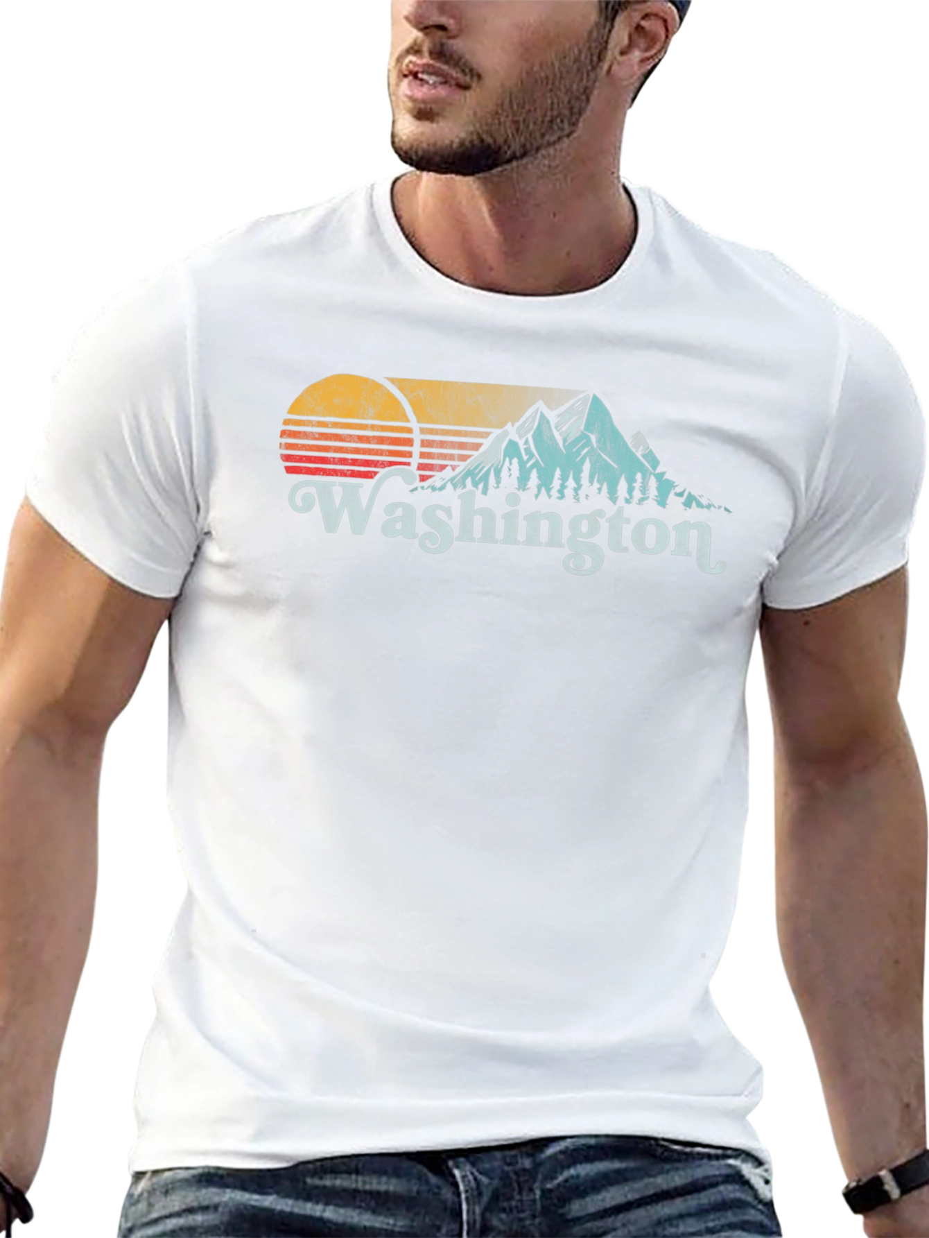 Washington State Retro Graphic Tee