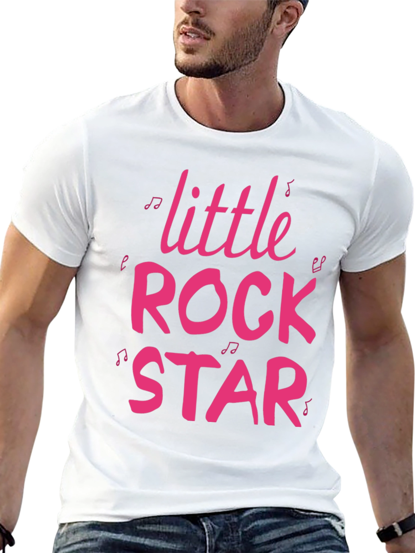 Little Rock Star Graphic Tee - Black