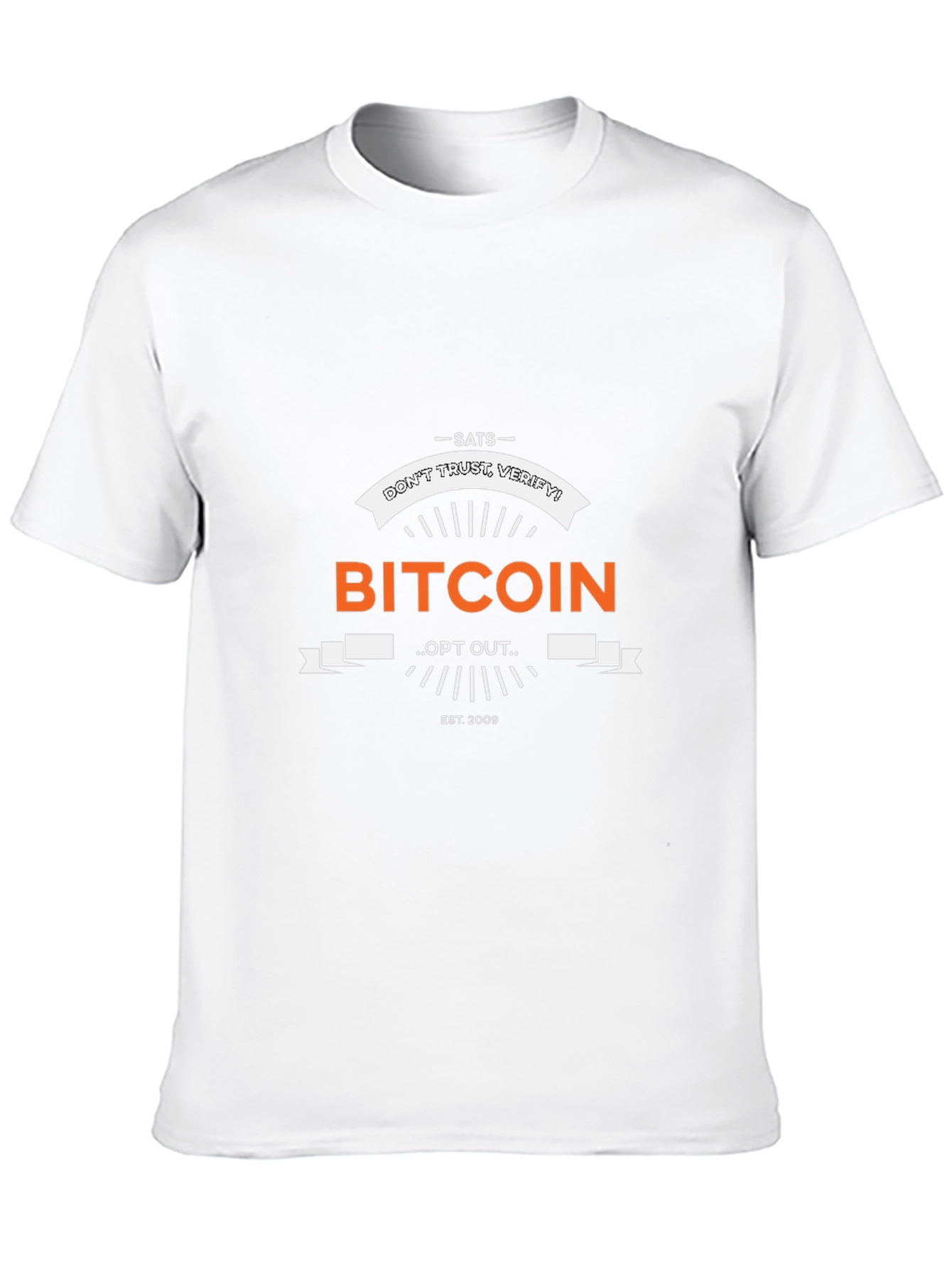 Bitcoin Dont Trust Verify! Black T-Shirt