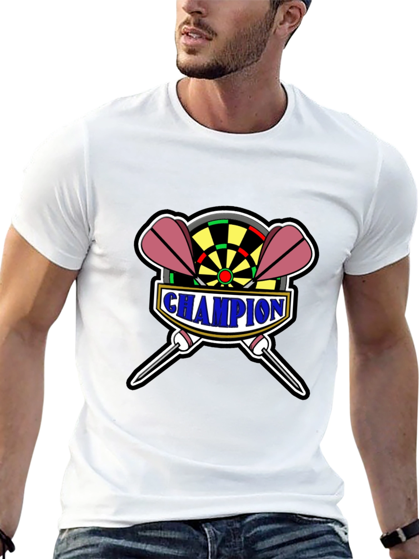 Champion Darts T-Shirt - Black