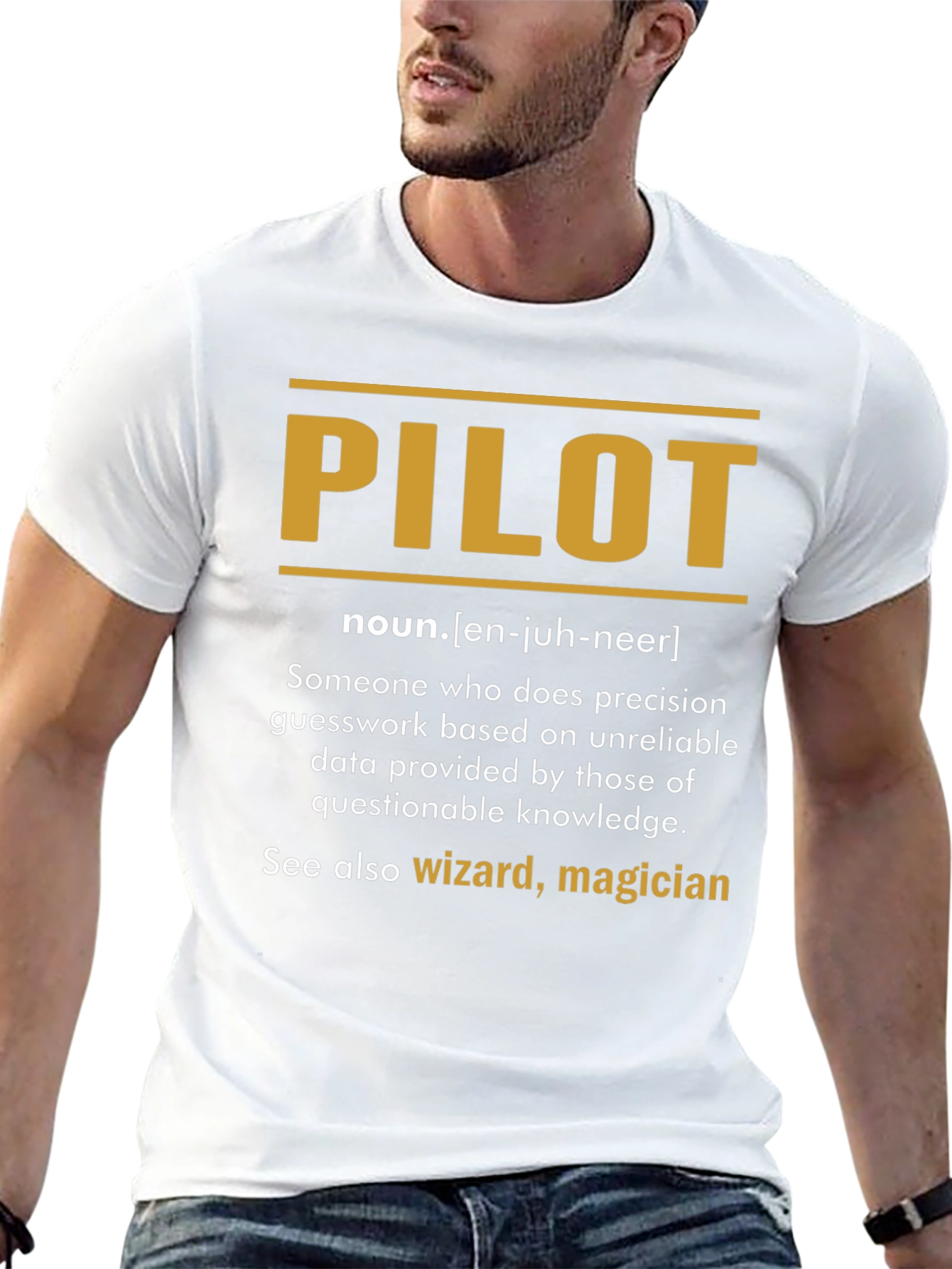 Pilot Definition T-Shirt - Precision Guesswork Apparel