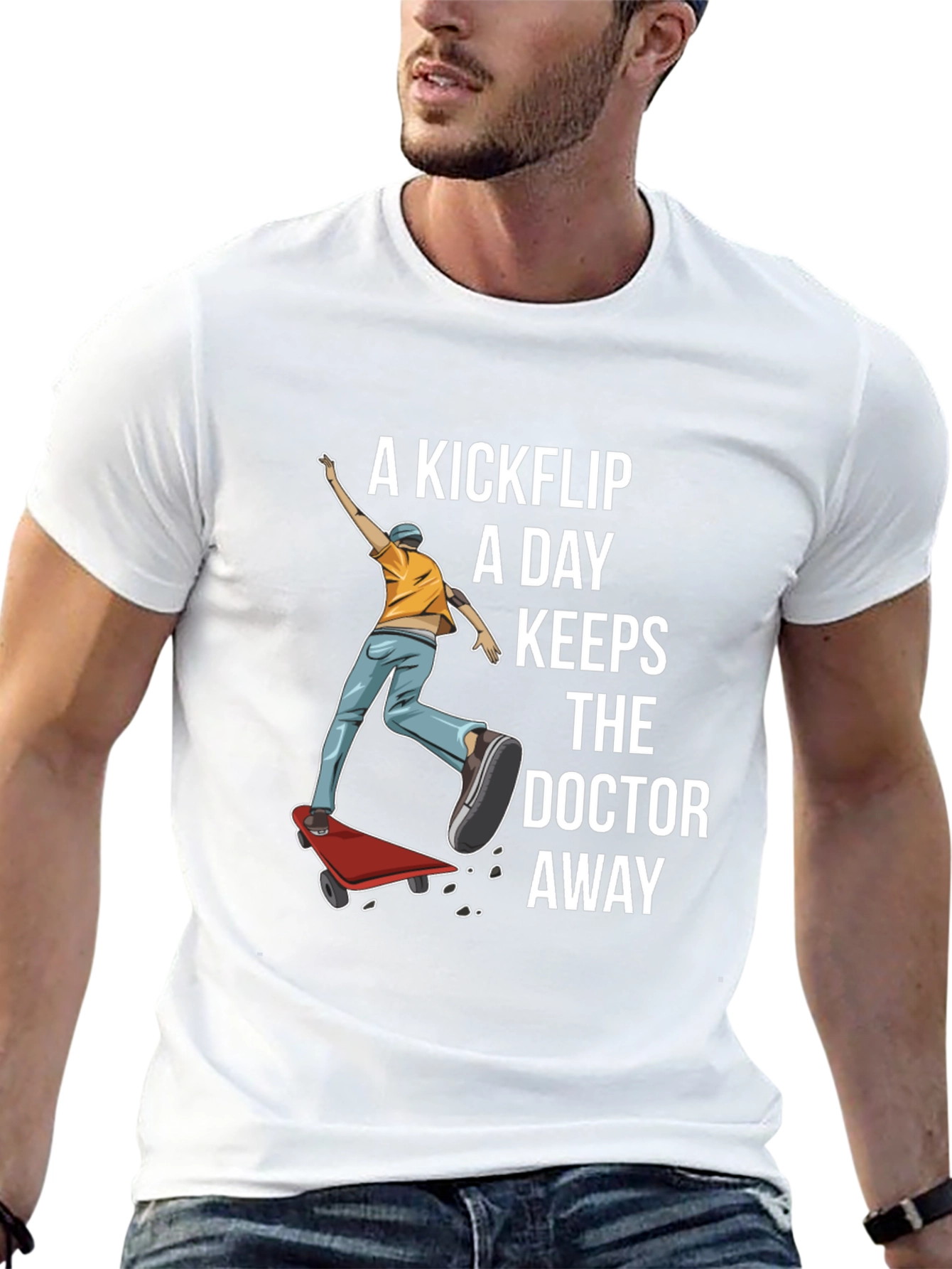 Kickflip Skateboard T-Shirt