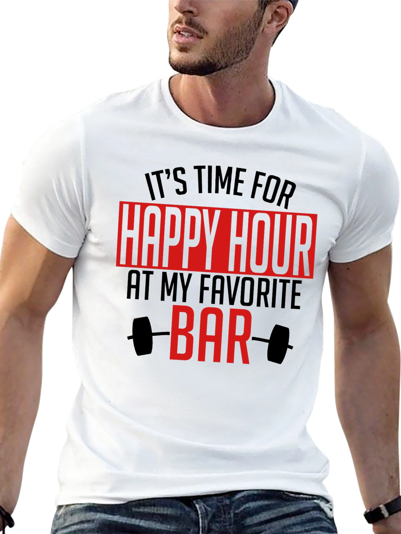 Workout Happy Hour Graphic Tee
