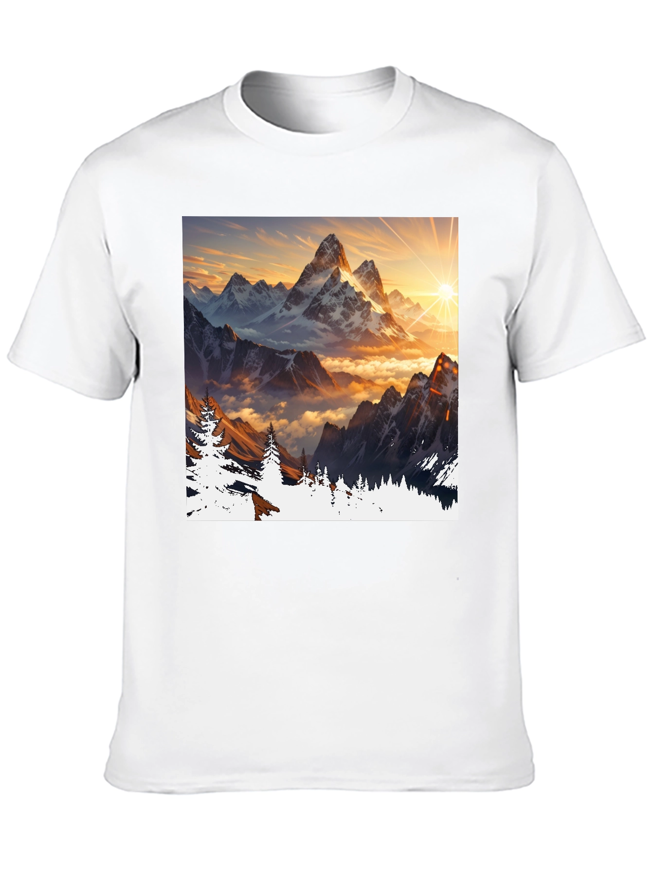 Mountain Peak Graphic Tee - Adventure Awaits!