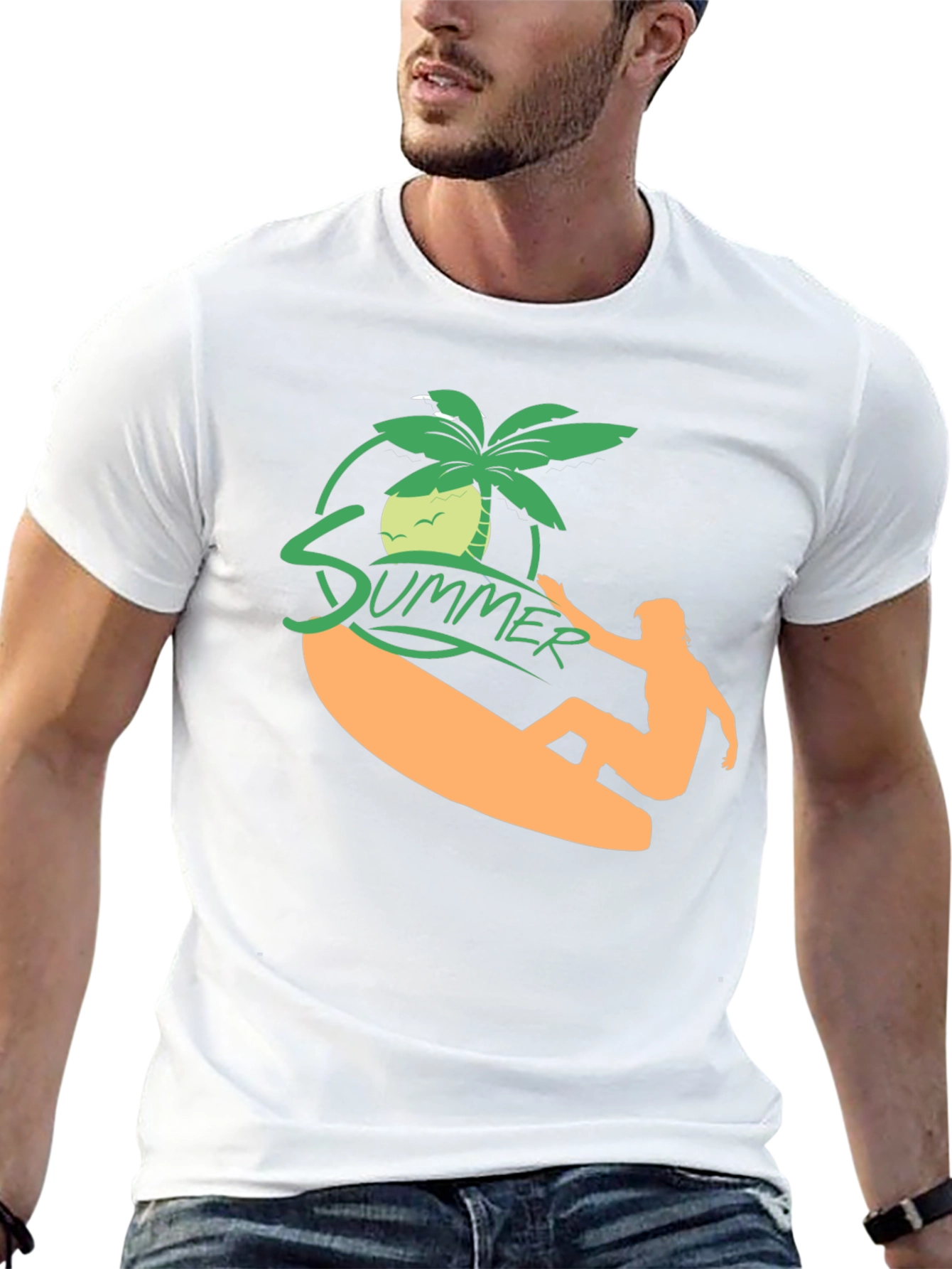 Summer Surf T-Shirt - Black