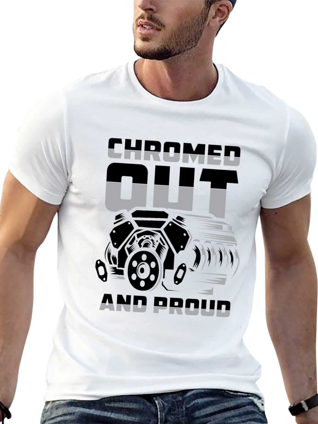 Chromed Out and Proud Graphic T-Shirt