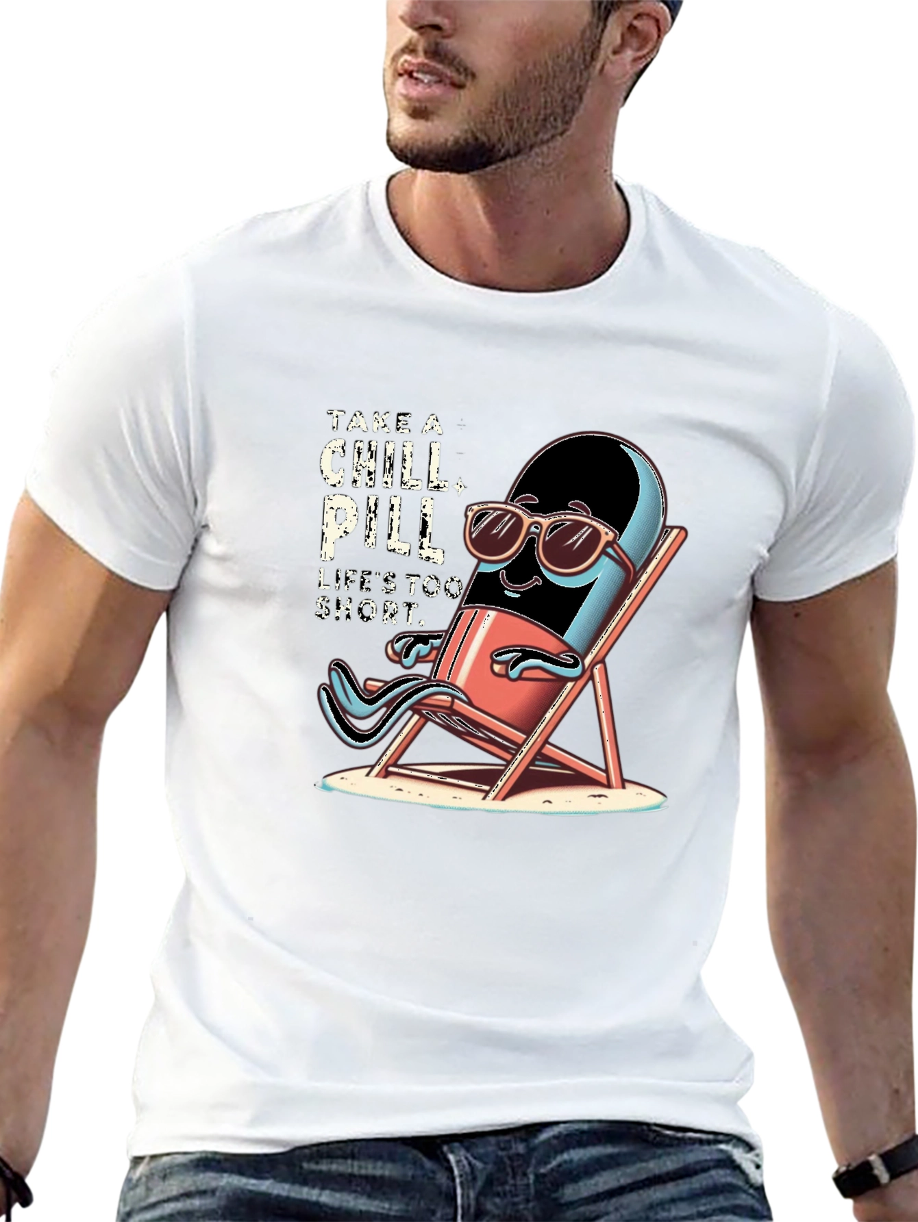 Chill Pill T-Shirt - Relax & Enjoy Life