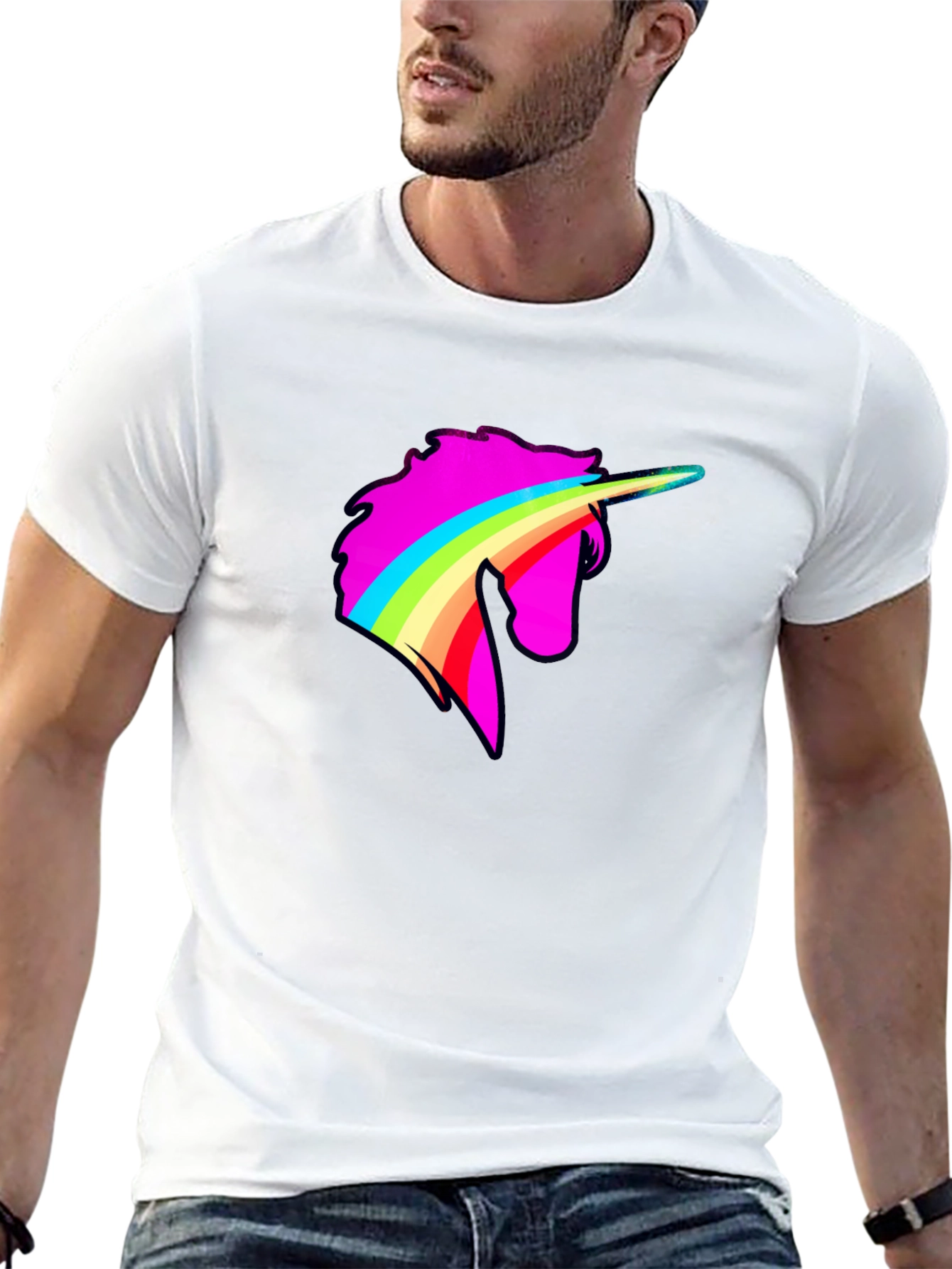 Rainbow Unicorn Graphic Tee