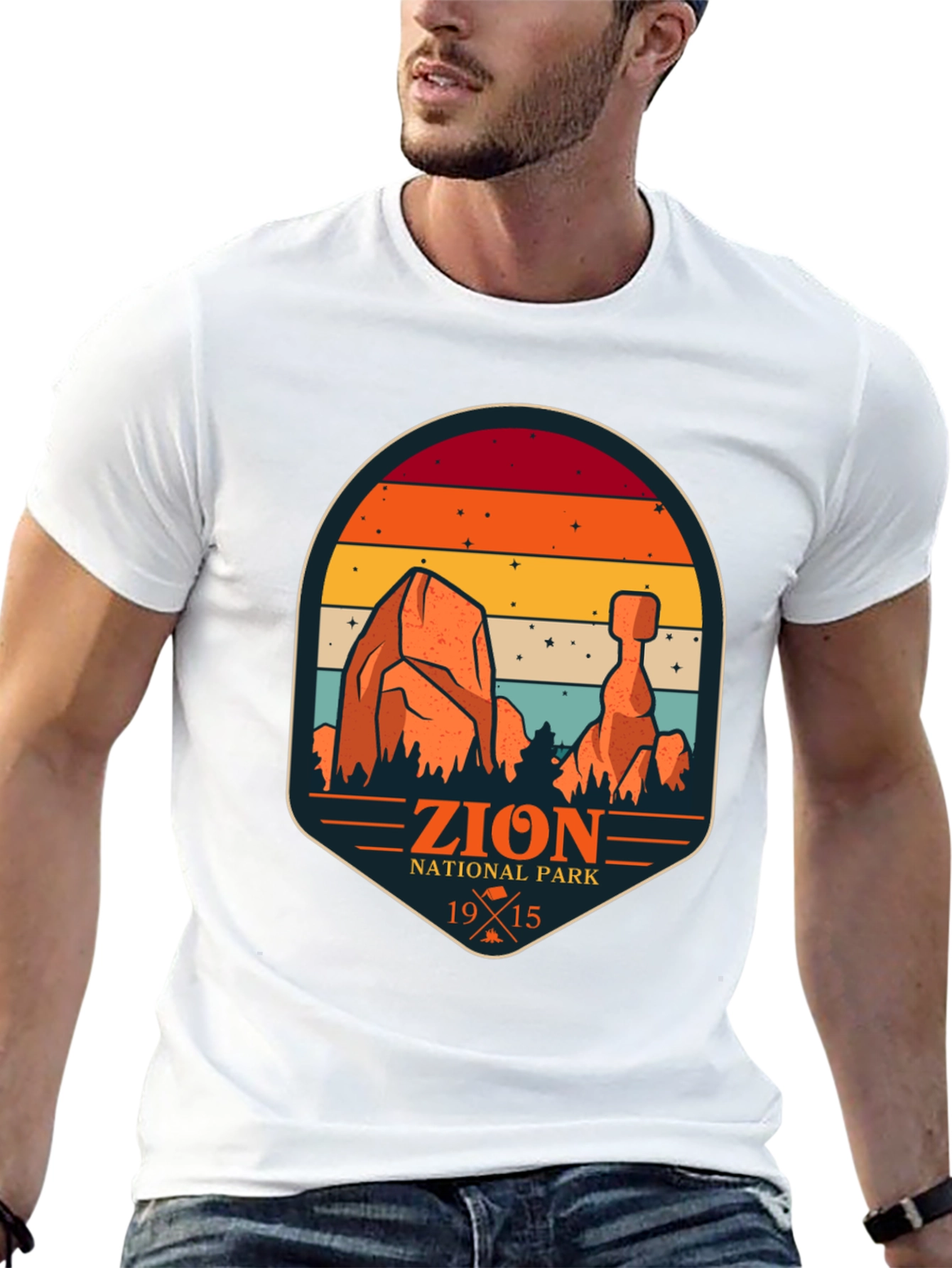Zion National Park Retro Graphic T-Shirt